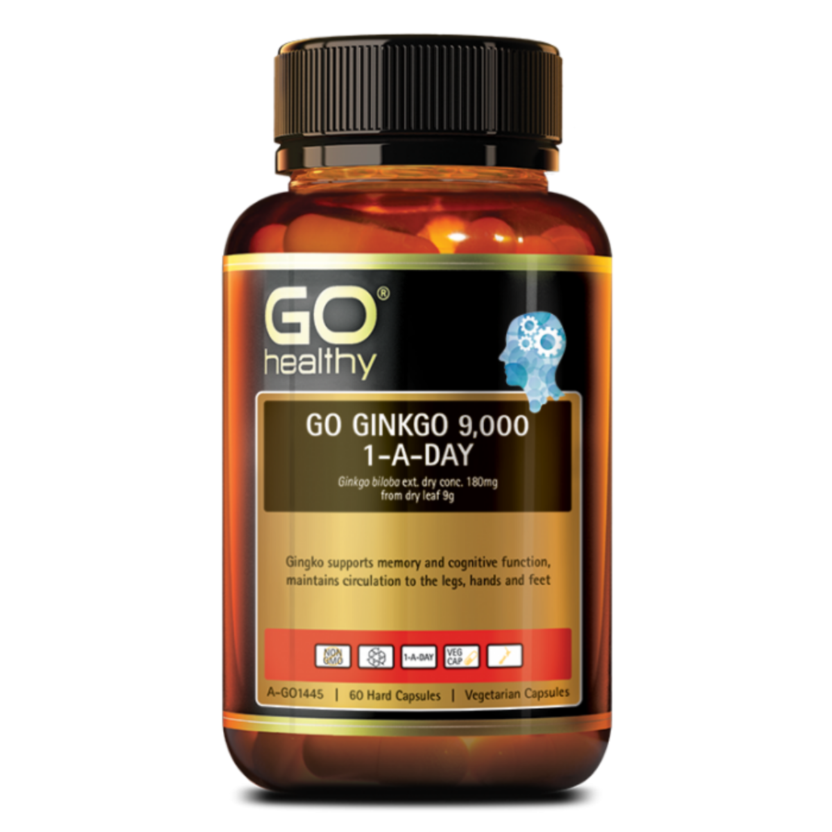 Viên uống bổ não GO Healthy Ginkgo 9000+ 60 viên