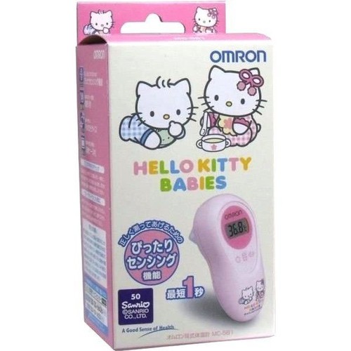 NHIỆT KẾ ĐO TAI OMRON – HELLO KITTY MC-581 CỦA NHẬT BẢN KẾT QUẢ CHÍNH XÁC