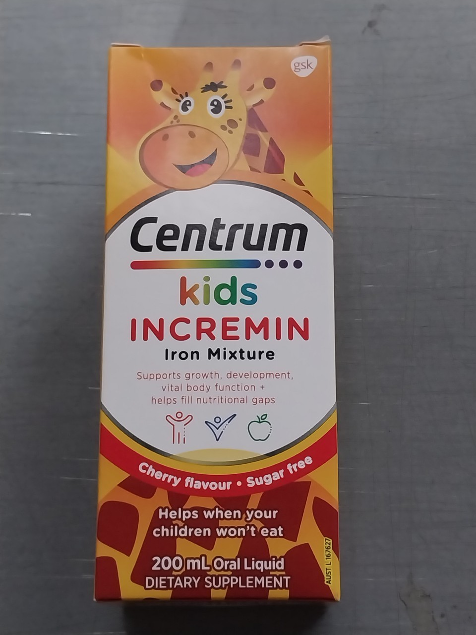 Siro biếng ăn Centrum Kids Incremin Iron Mixture của Úc. An Mart