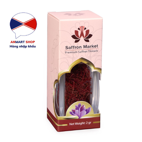 Nhụy hoa nghệ Tây Saffron Market Premium Saffron Threads Úc 2g giúp ngủ ngon, chăm sóc sức khỏe, làm đẹp, ngăn ngừa ung thư- An Mart