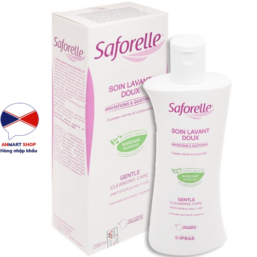 Gel vệ sinh phụ nữ Saforelle giữ ẩm của Pháp 250ml