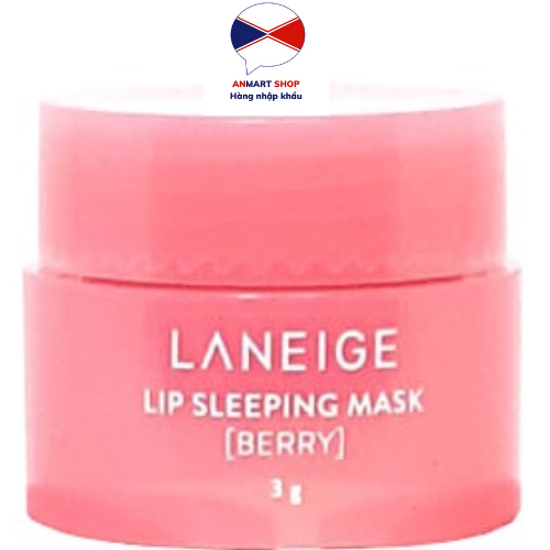 Nạ ngủ dưỡng môi Lageige Lip Sleeping Mask Berry 3g -Anmart