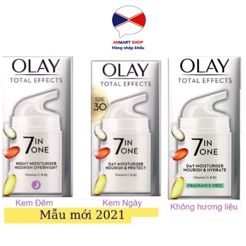 Kem dưỡng da Olay Total Effects 50ml bản nội địa Uk - Anmart