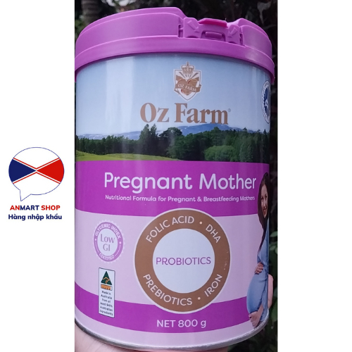 Sữa Oz Farm Pregnant Mother Úc 900g dành cho bà bầu và cho con bú