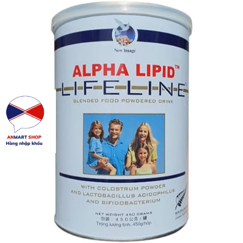 Sữa Non Alpha Lipid Life Line Nhập Khẩu Từ NewZealand 450g Giúp Tăng Đề Kháng