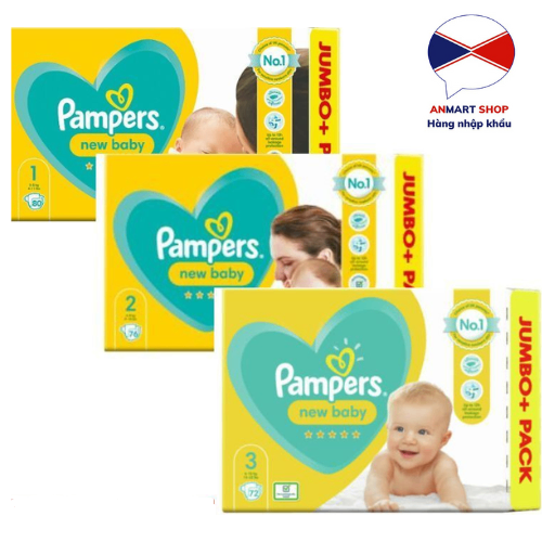 Pamper New Baby Nappies TÃ DÁN (tên cũ là Premium Protection) UK