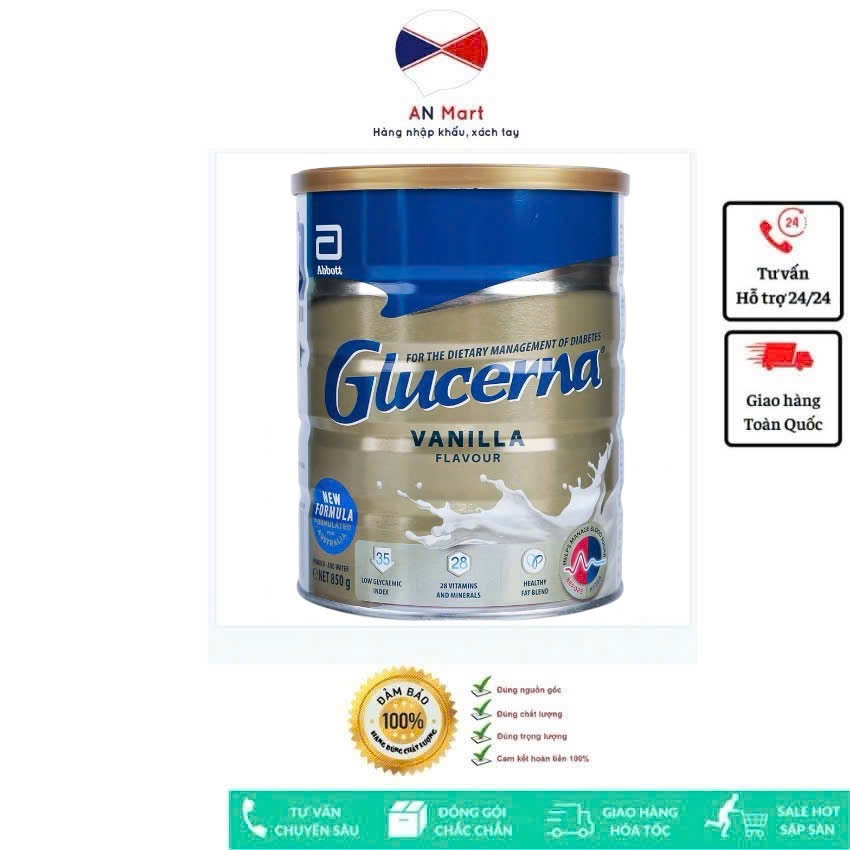 Sữa Tiểu Đường Glucerna 850g Của Úc