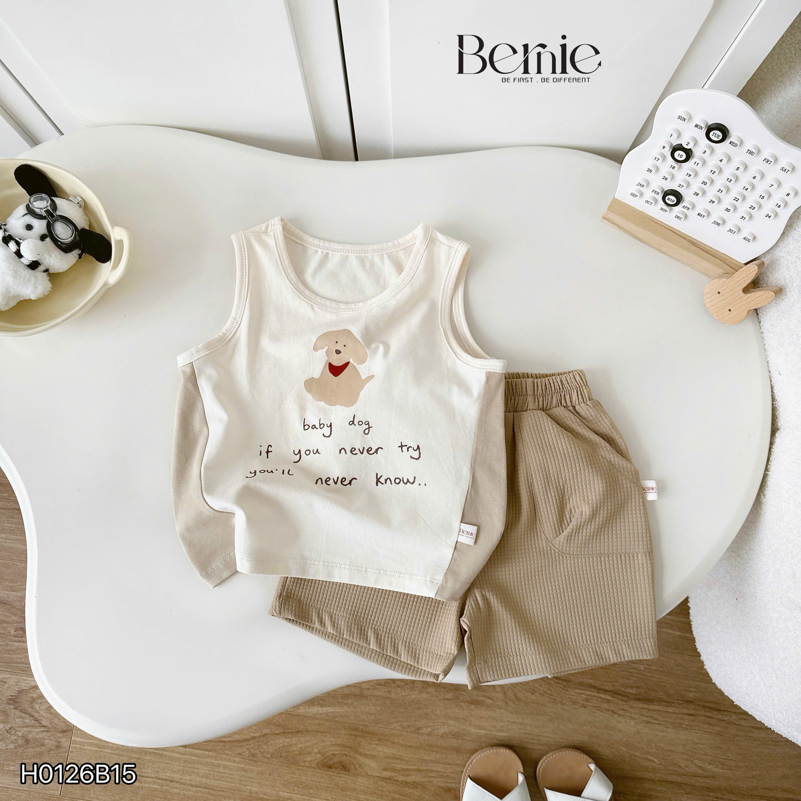 Bộ ba lỗ cún nhỏ tinh nghịch Bernie