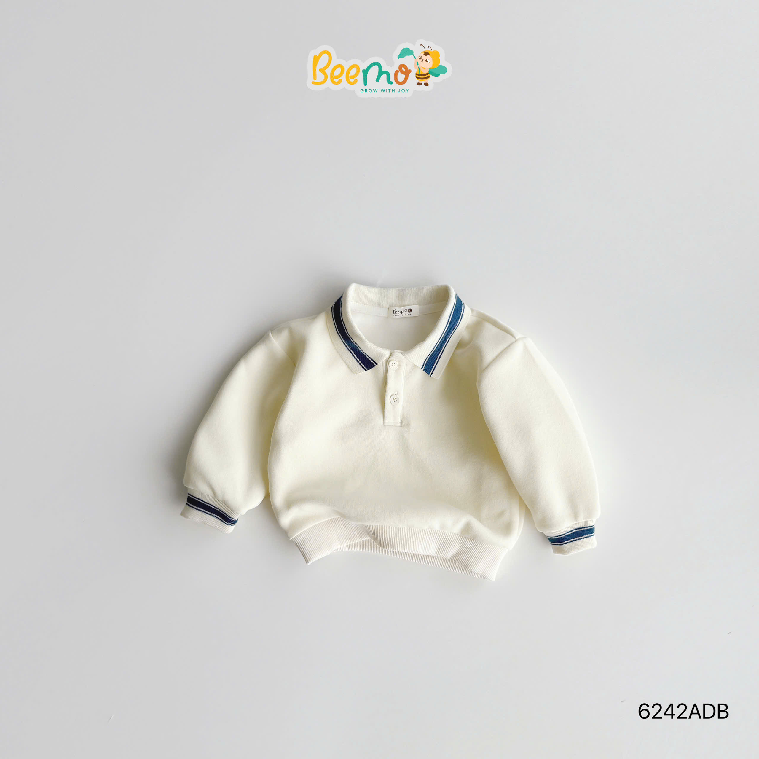 Áo nỉ polo phối bo viền BEEMO