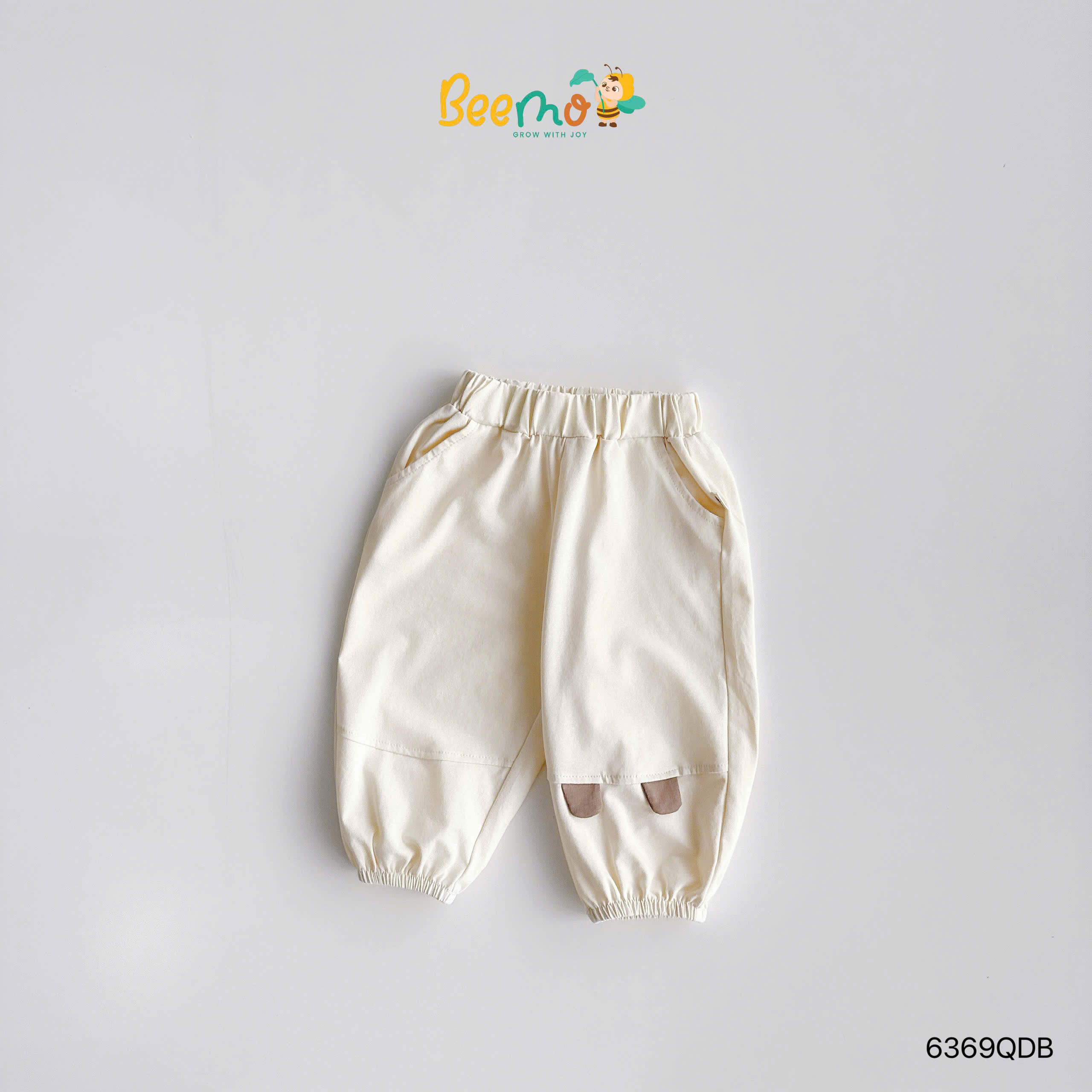 Quần thun bo chun phối tai gấu Beemo