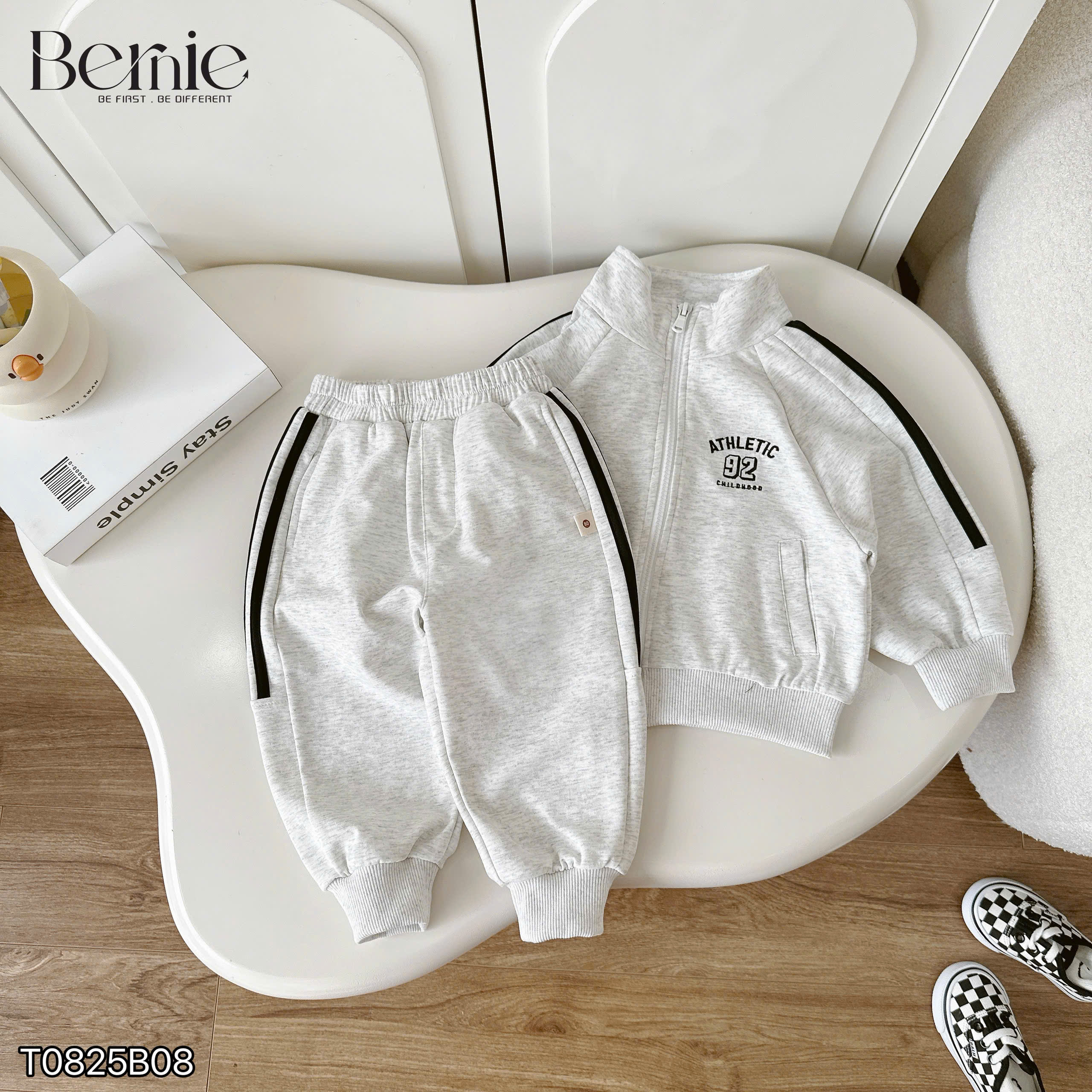 Bộ thể thao khóa kéo số 92 athletic BERNIE