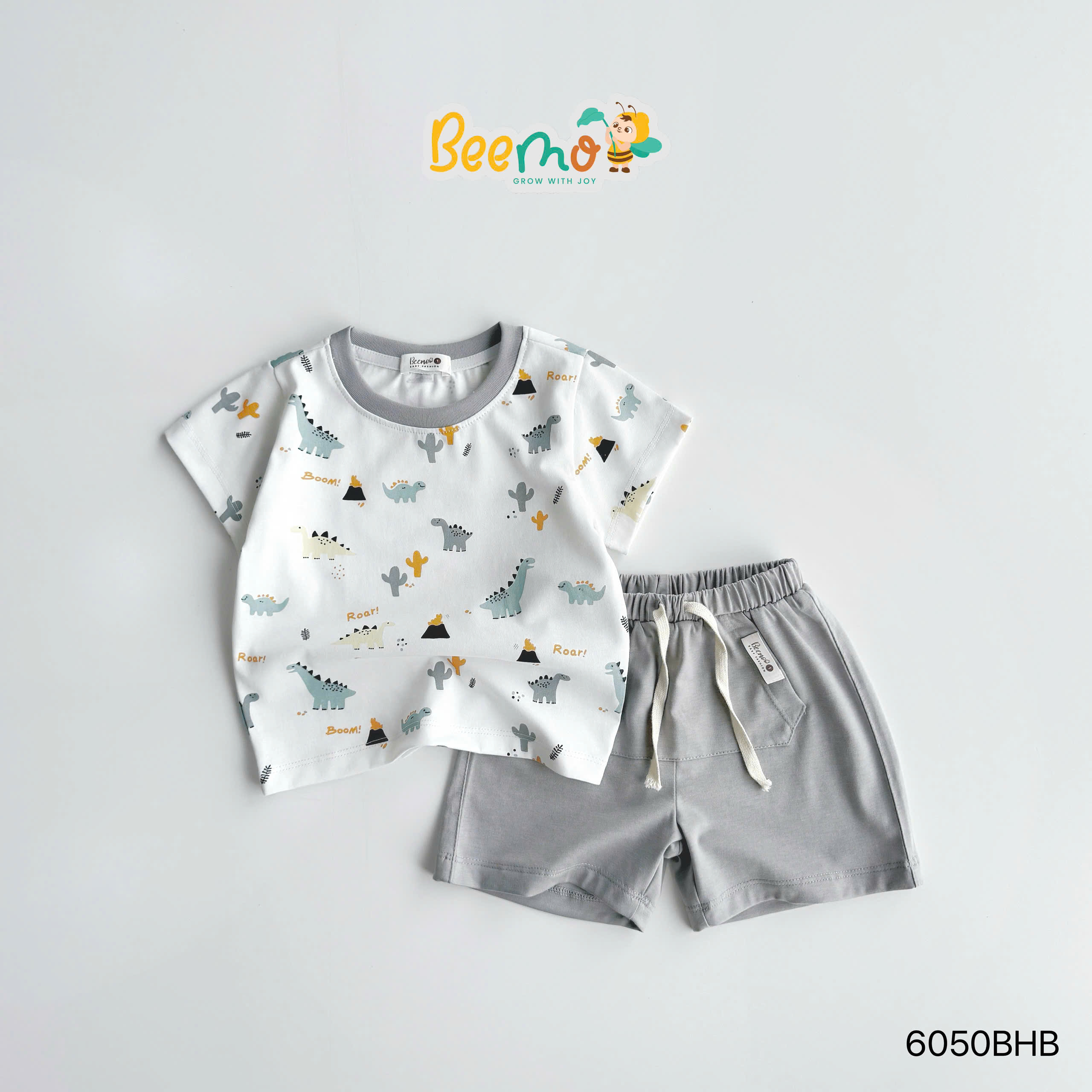 Set thun cộc tay in tràn ô tô Beemo