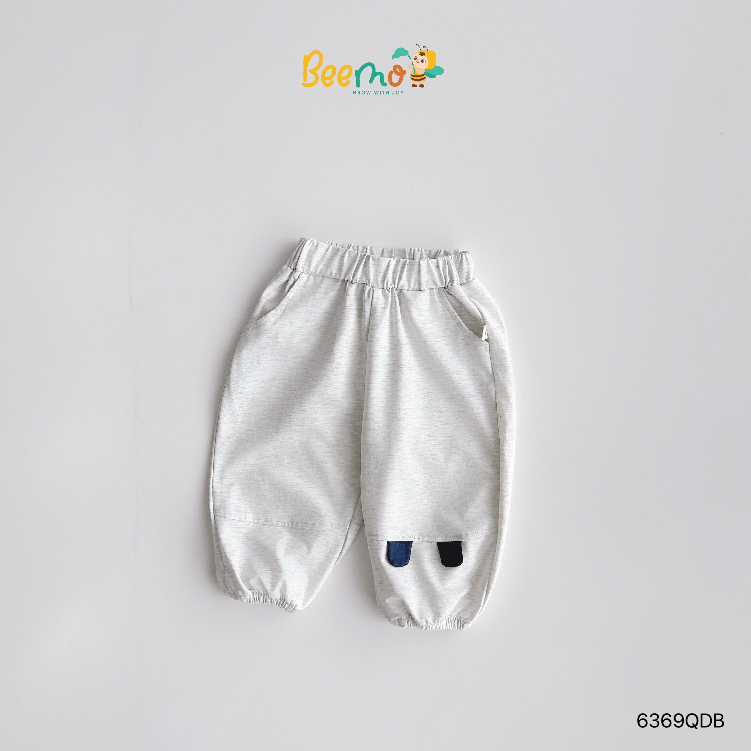 Quần thun bo chun phối tai gấu Beemo