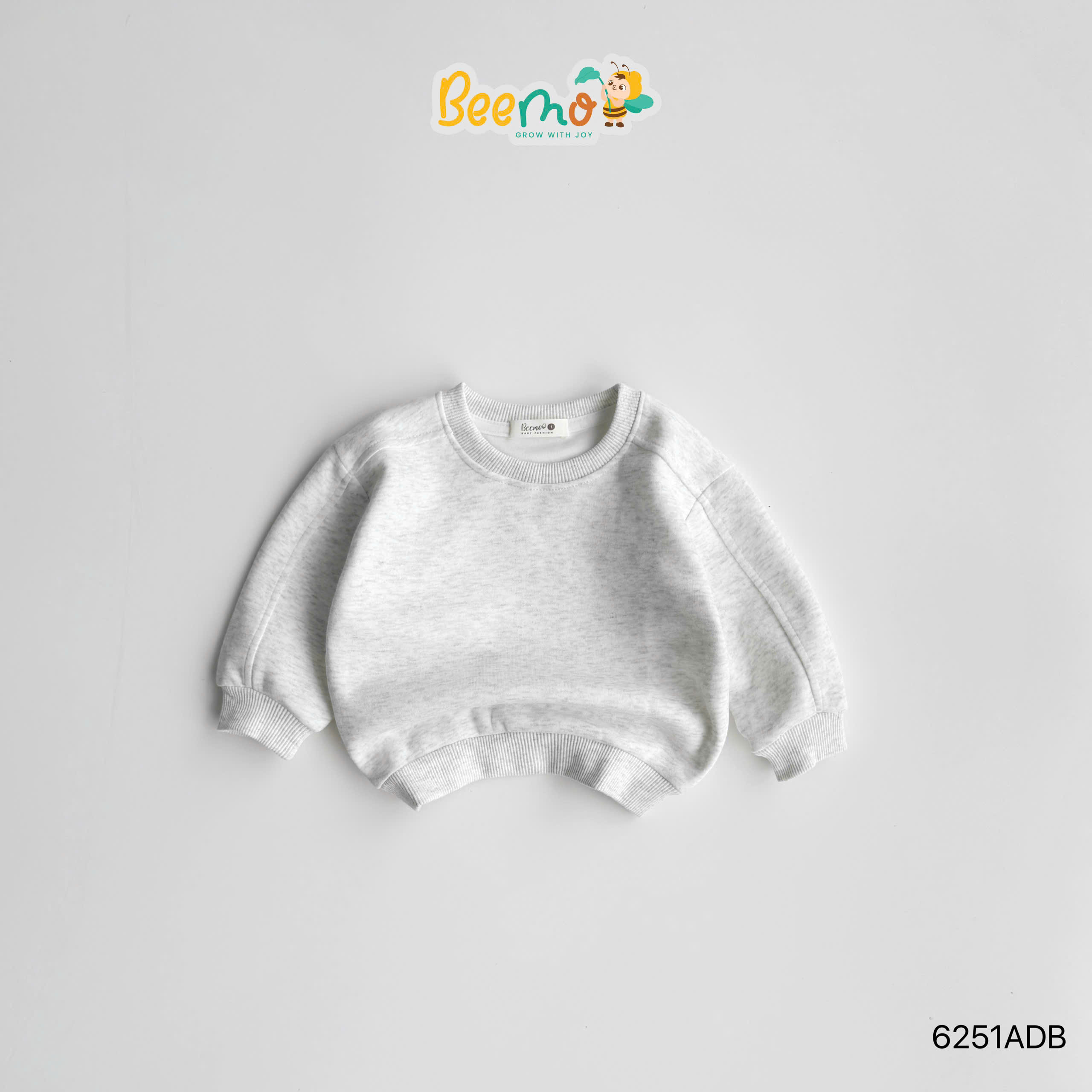 Áo sweater nỉ trơn BEEMO
