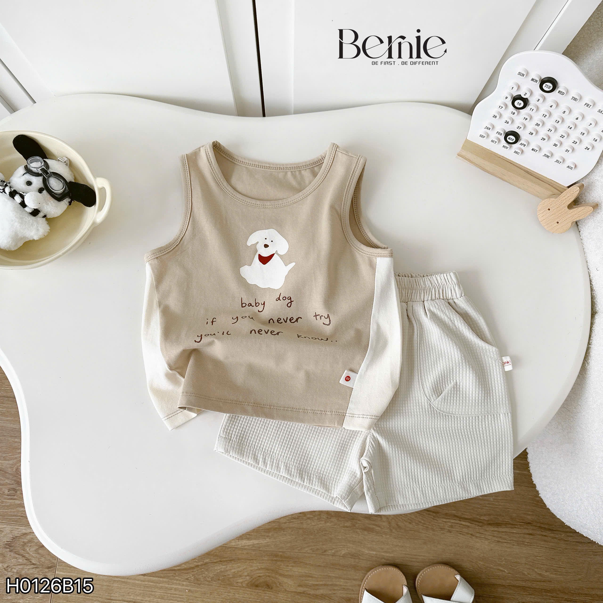 Bộ ba lỗ cún nhỏ tinh nghịch Bernie
