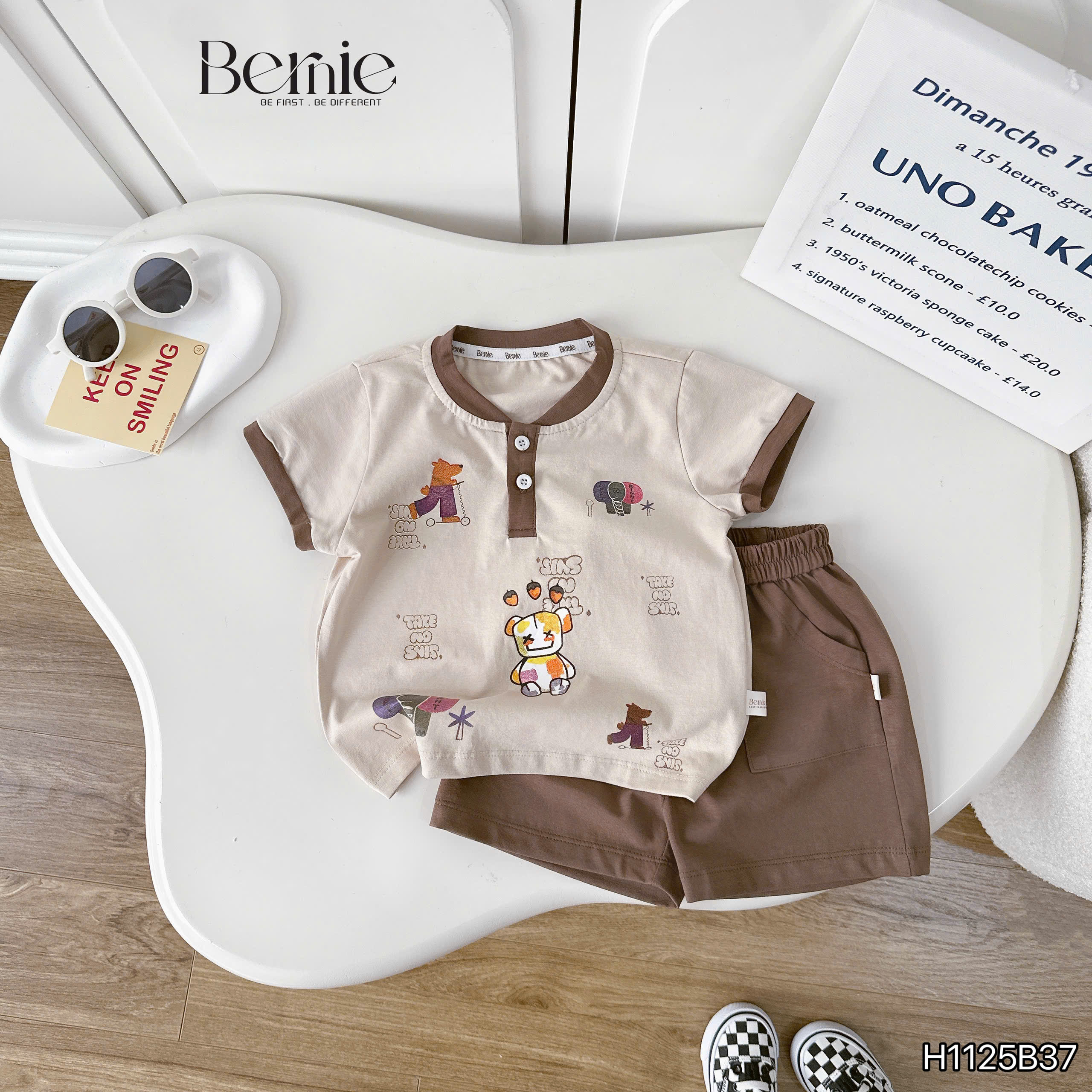 Bộ cộc cổ tàu funny friend Bernie