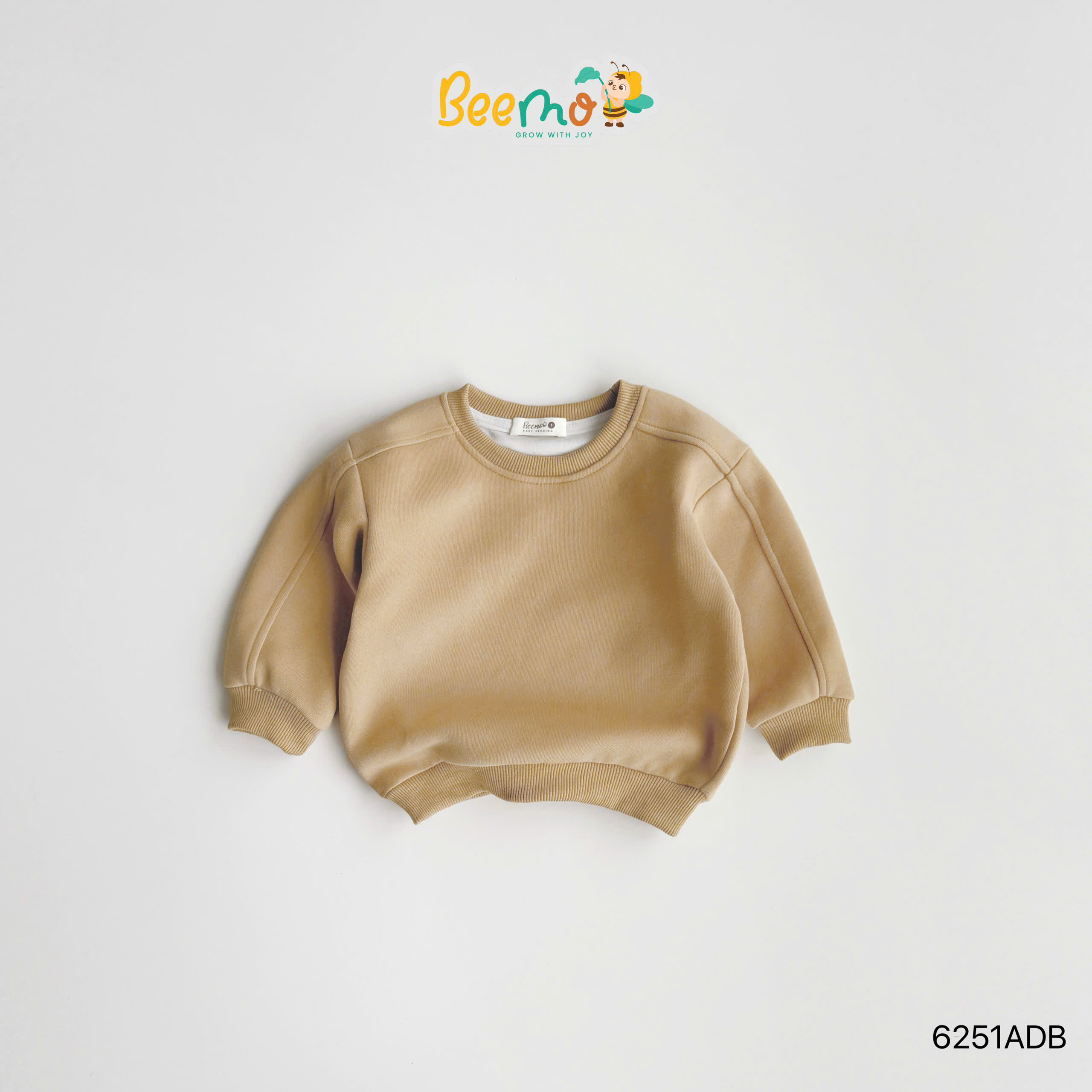 Áo sweater nỉ trơn BEEMO