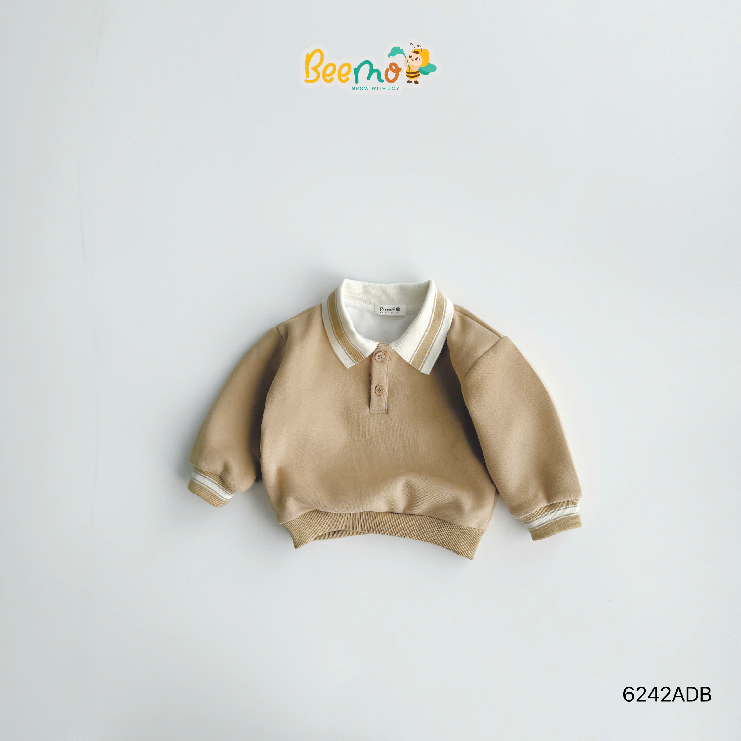 Áo nỉ polo phối bo viền BEEMO