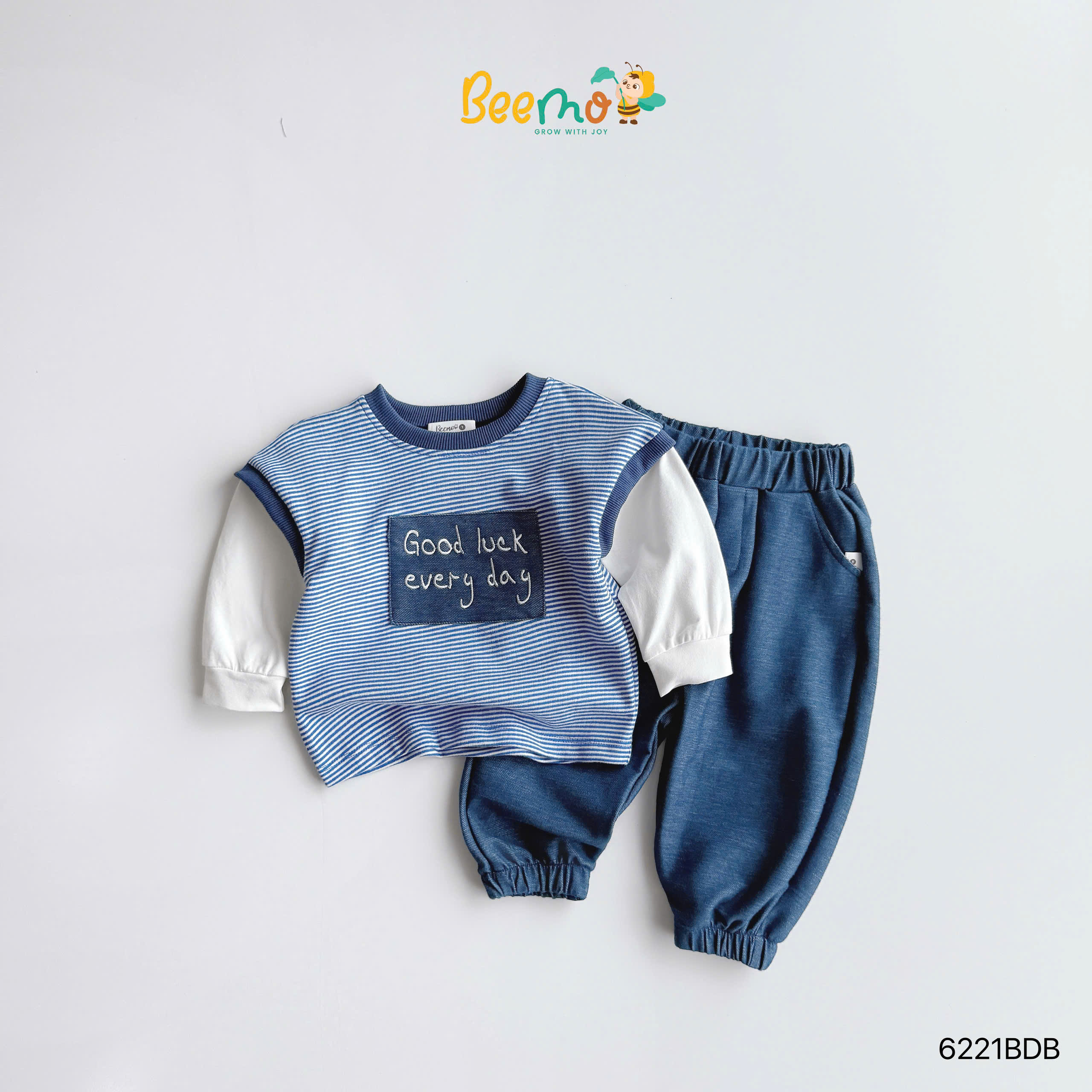 Set da cá kẻ ngang phối layer Beemo