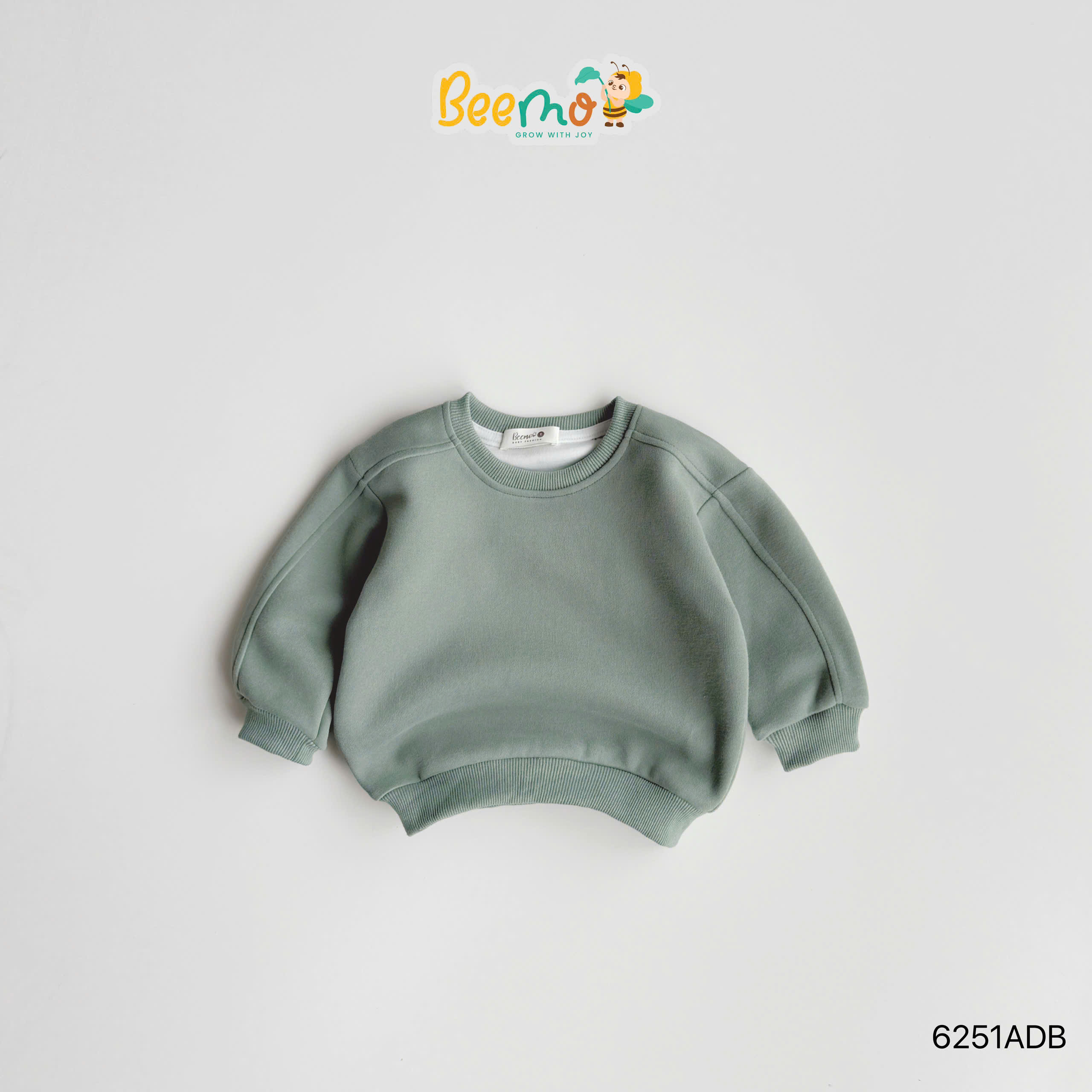Áo sweater nỉ trơn BEEMO