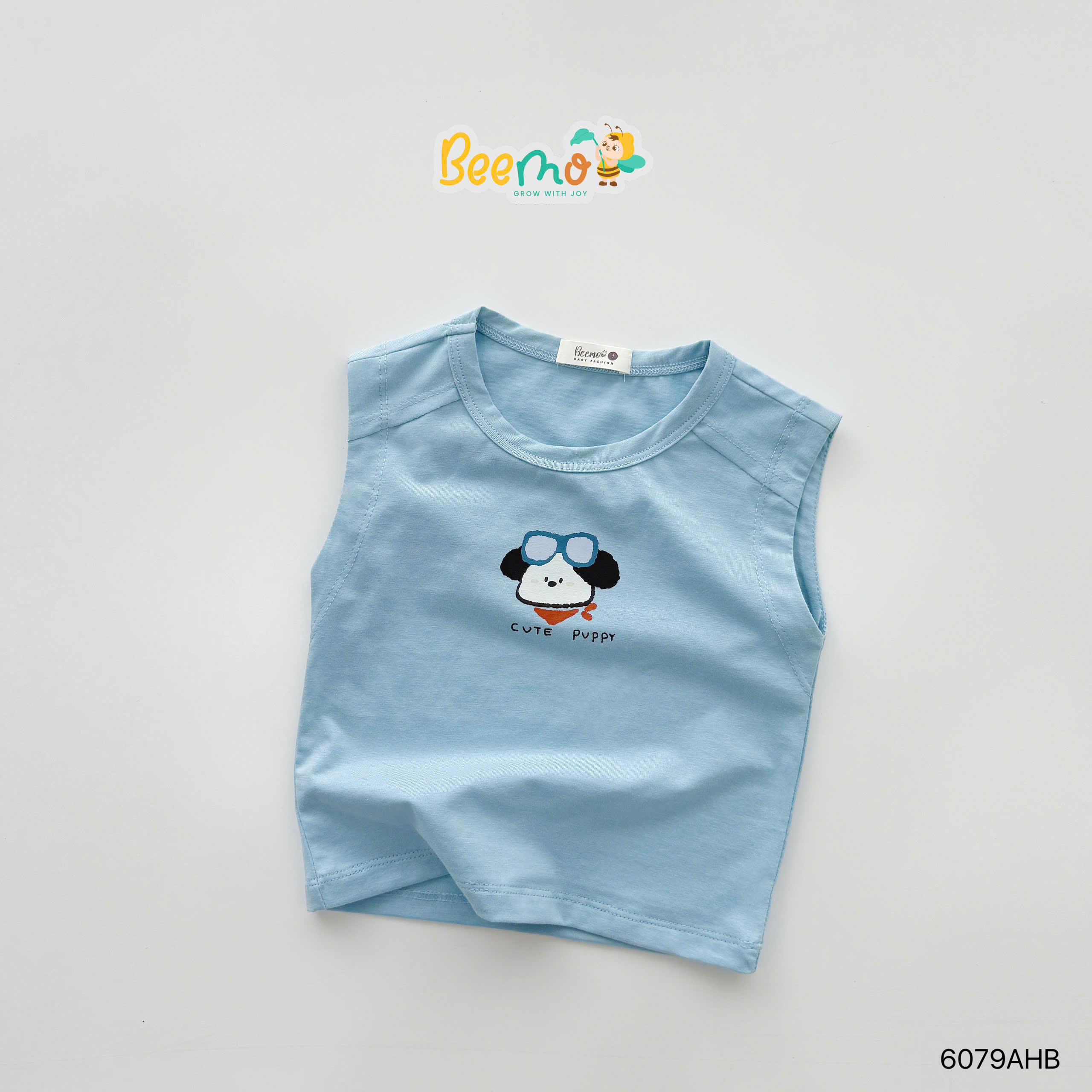 Áo ba lỗ in hình động vật dễ thương Beemo