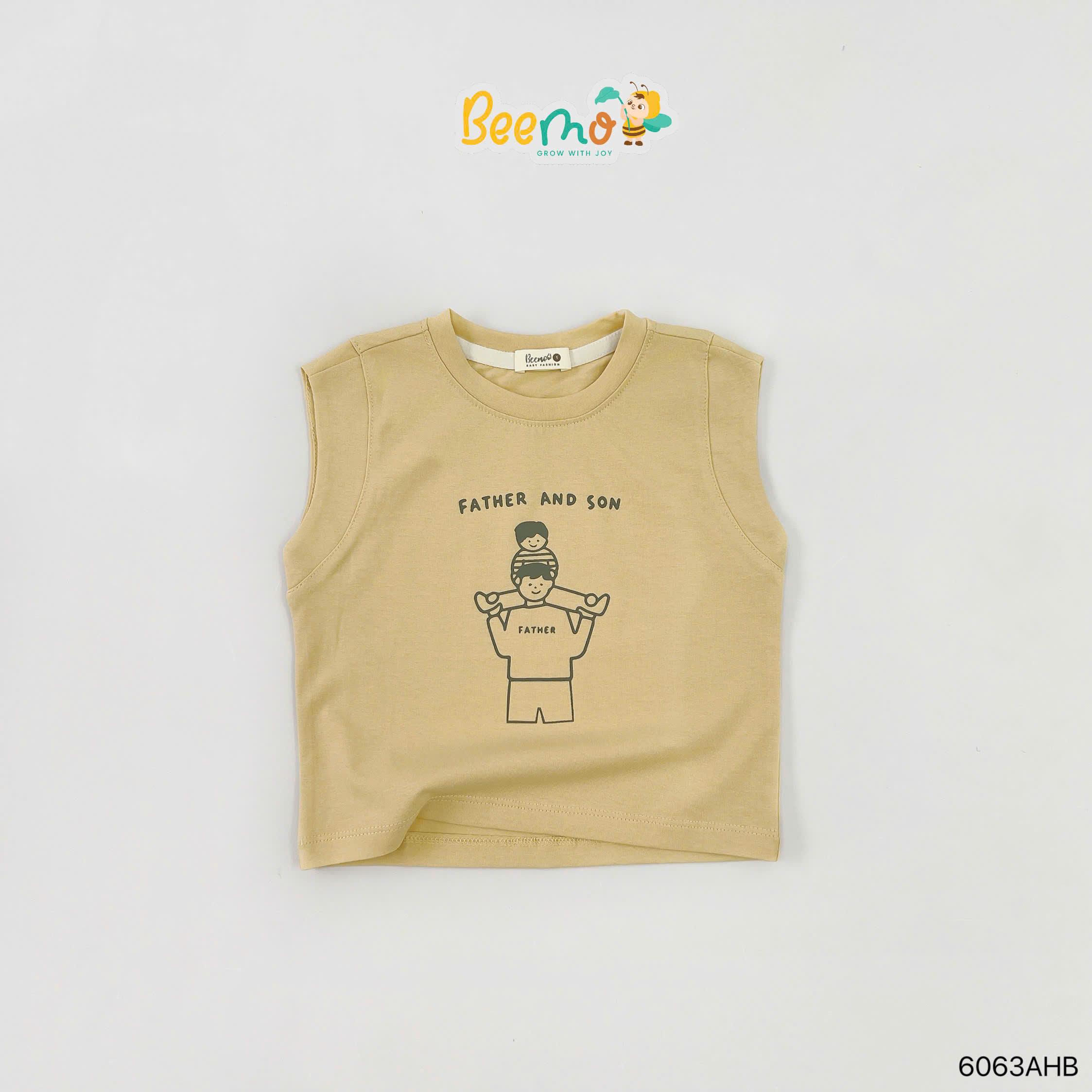 Áo ba lỗ thun father and son Beemo