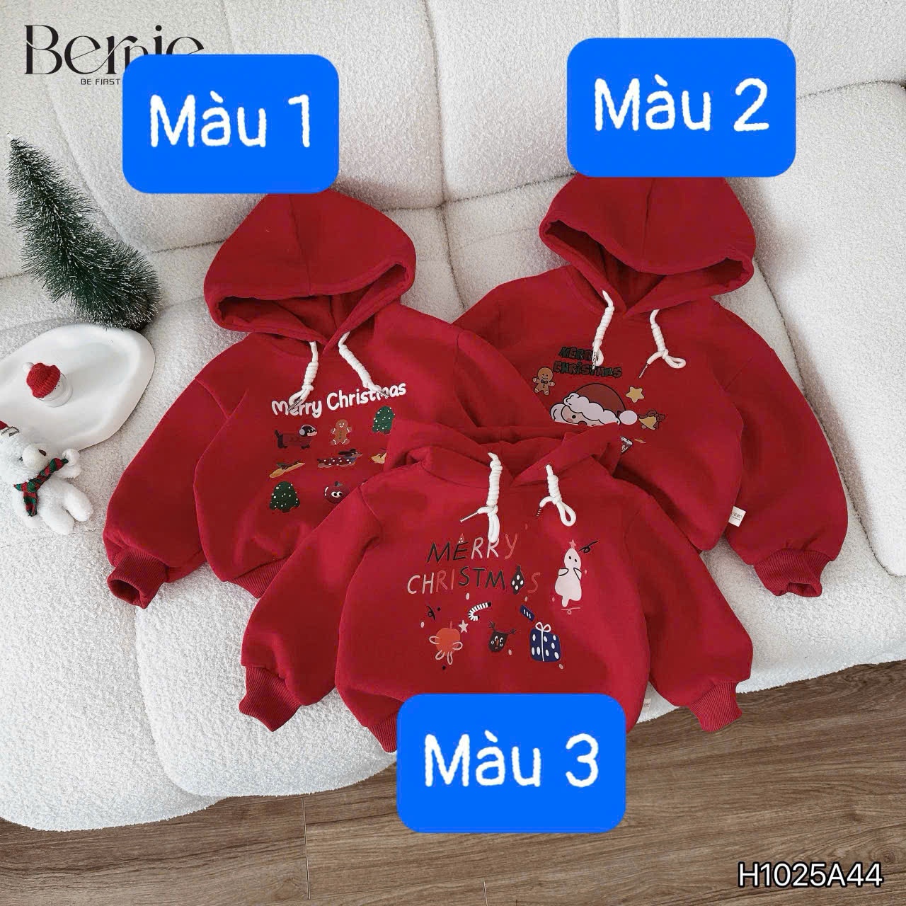 Áo hoodie noel merry chritmas Bernie