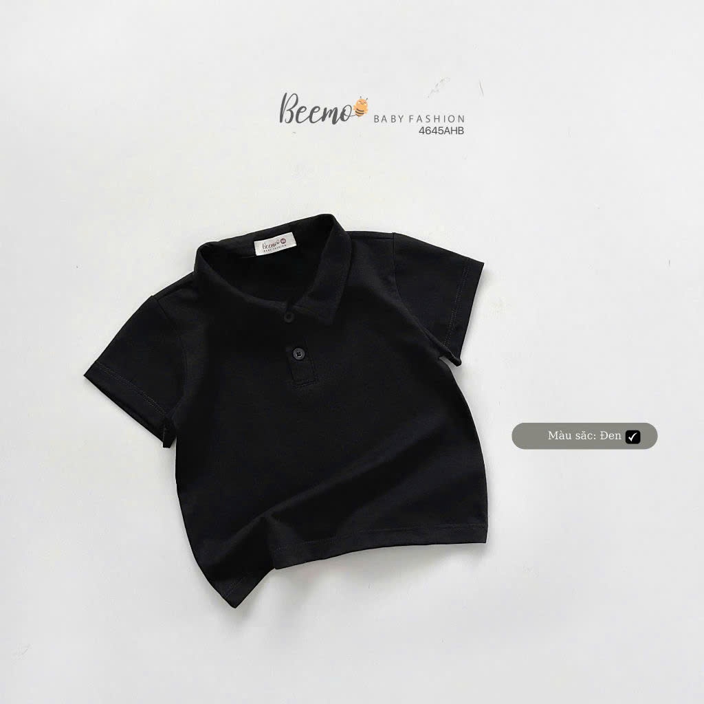 Áo phông cộc tay cổ polo trơn sắc màu Beemo