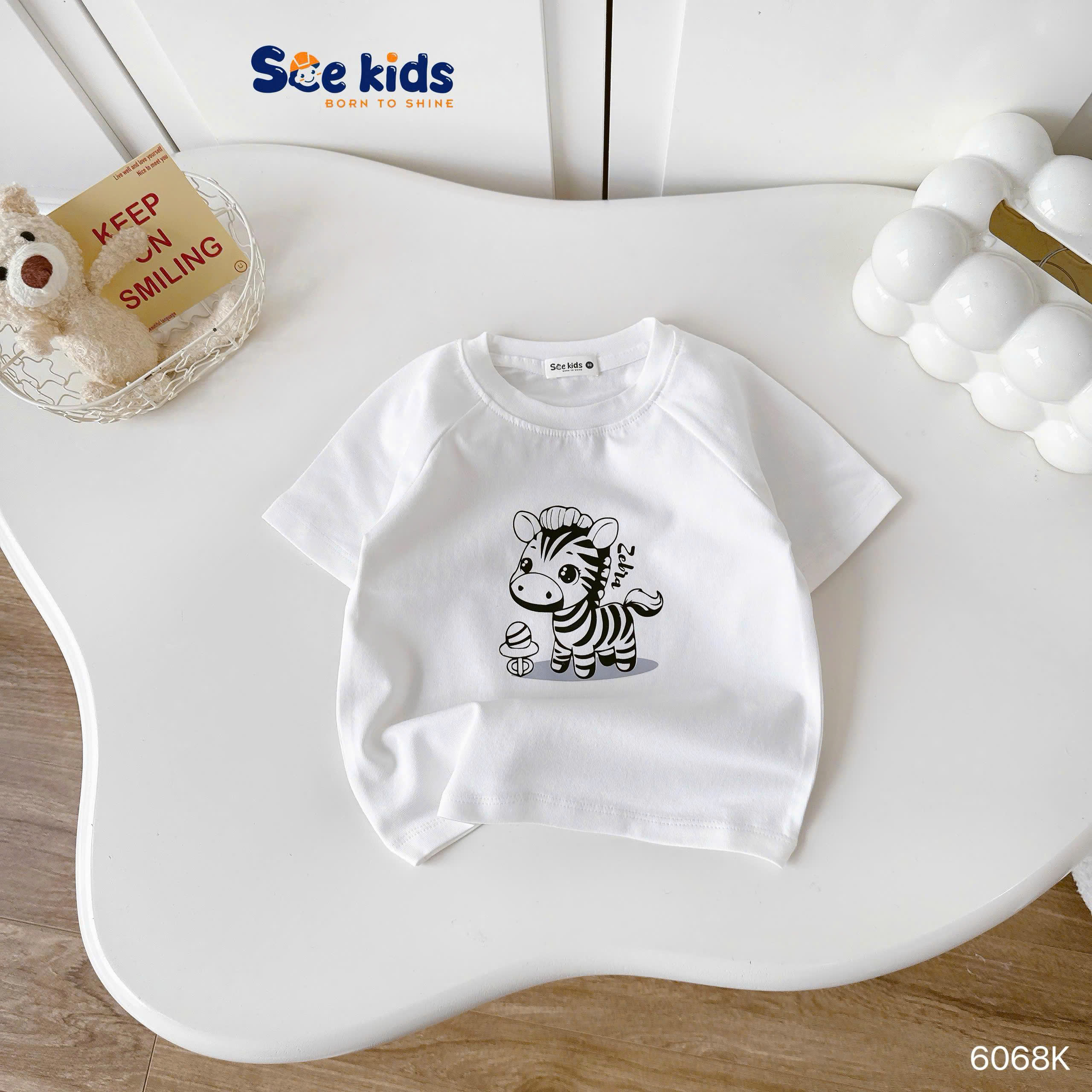 Áo phông in ngựa siêu cute SCE KIDS