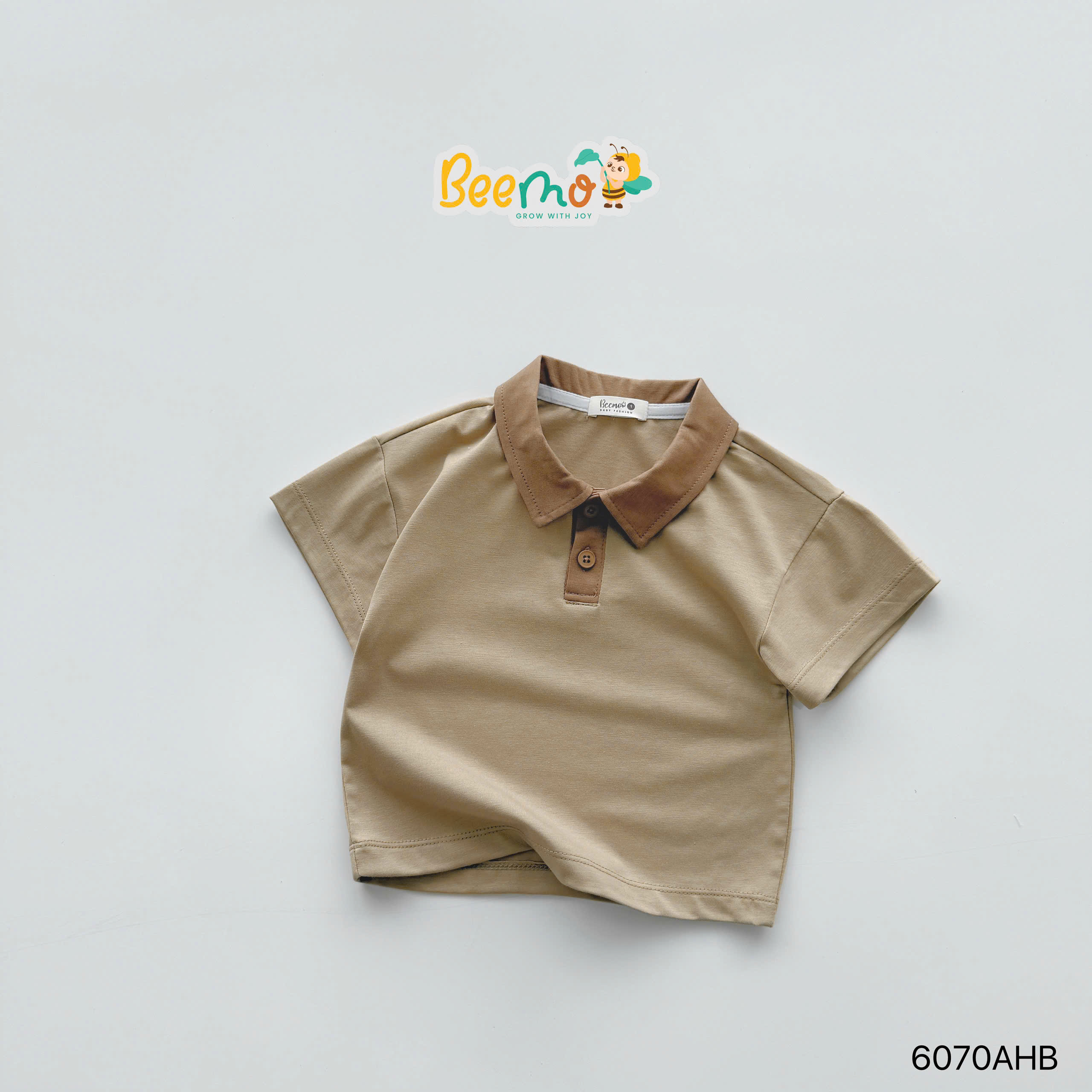 Áo polo cộc tay phối màu cá tính Beemo