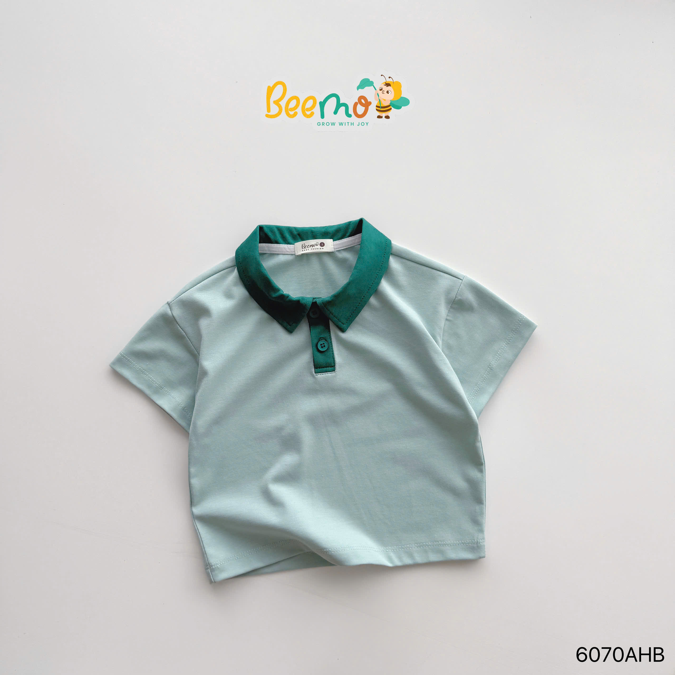 Áo polo cộc tay phối màu cá tính Beemo