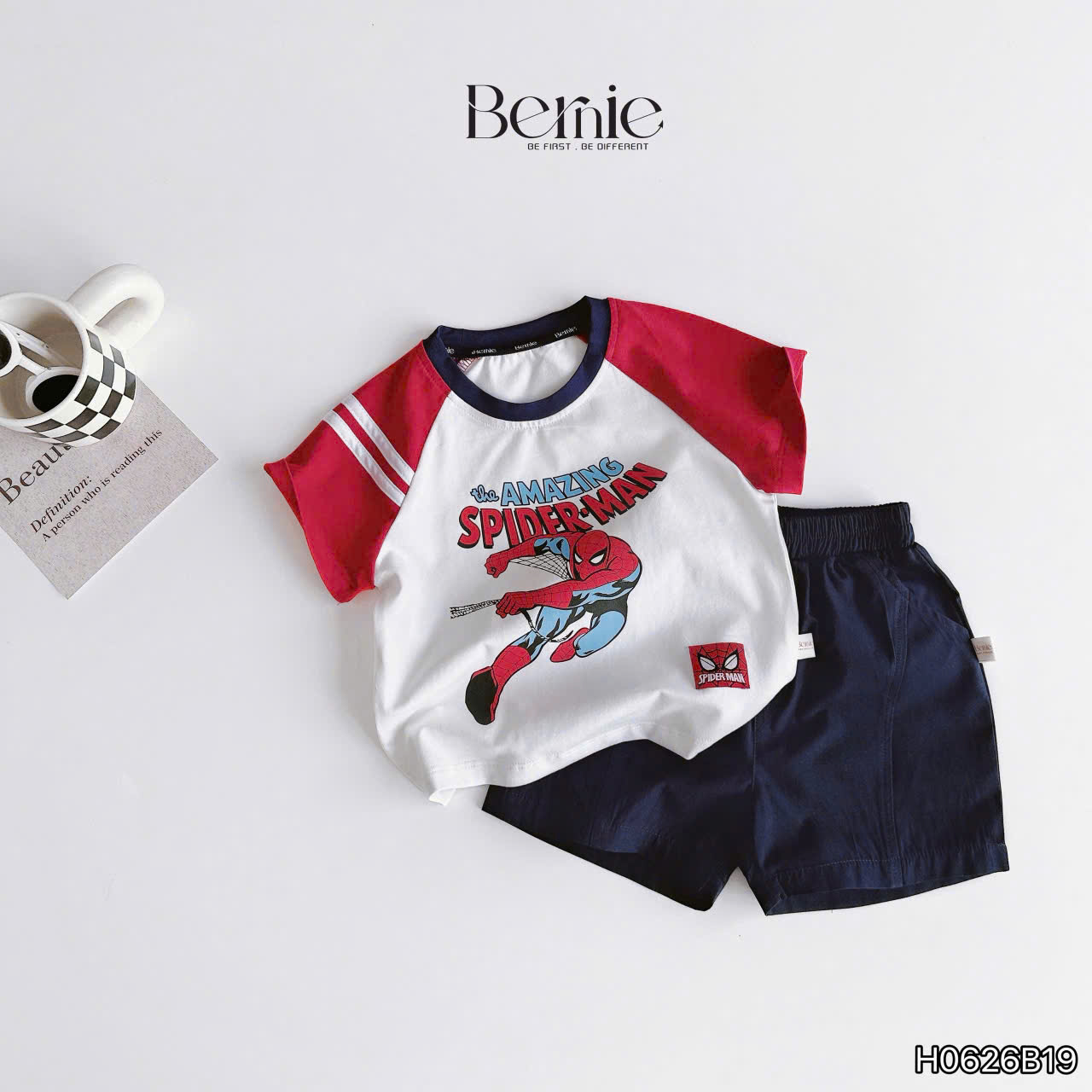 Bộ cộc siêu nhân spider bernie