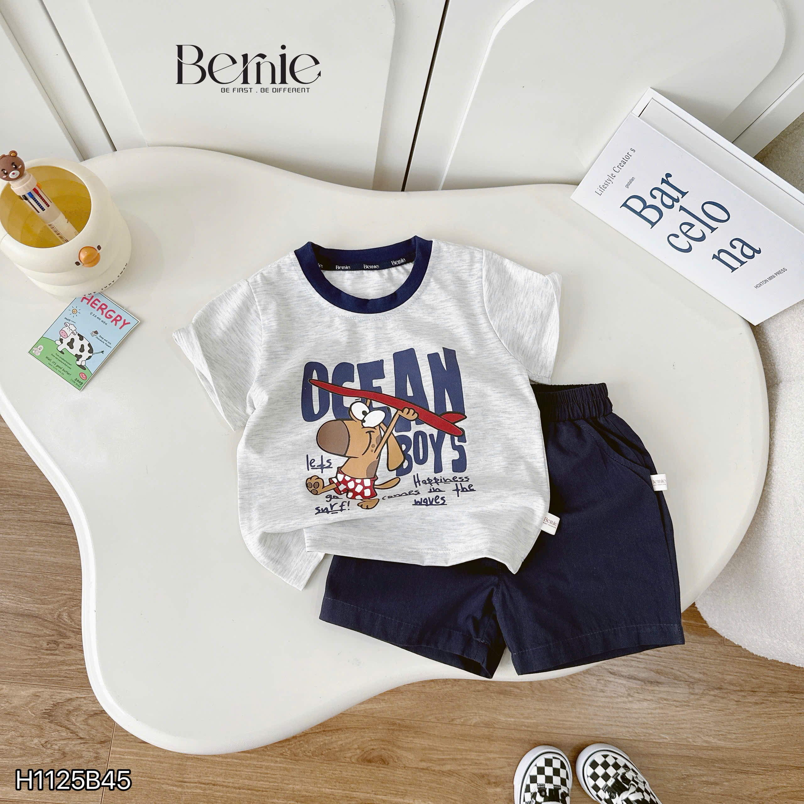 Bộ cộc tay ocean boy Bernie