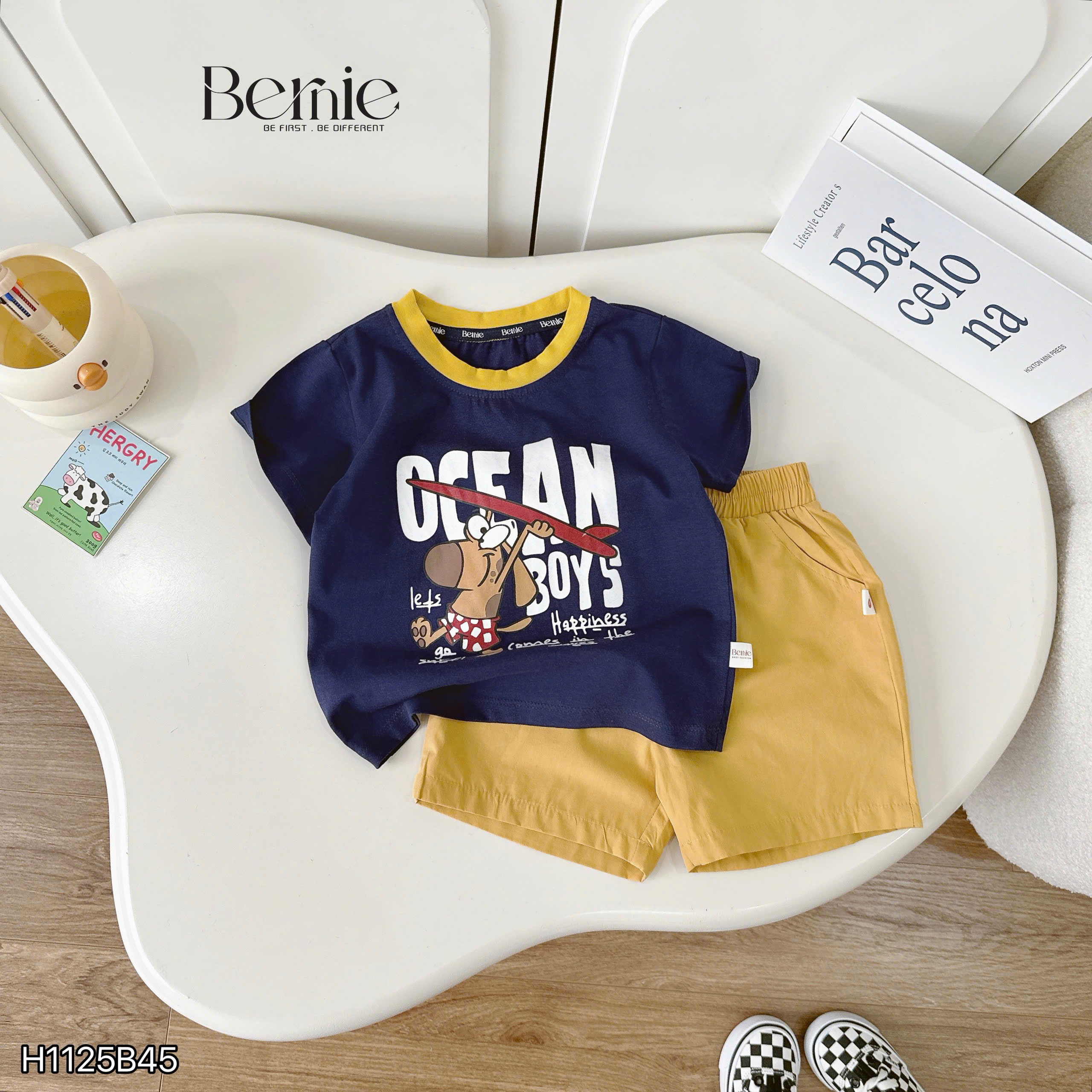 Bộ cộc tay ocean boy Bernie