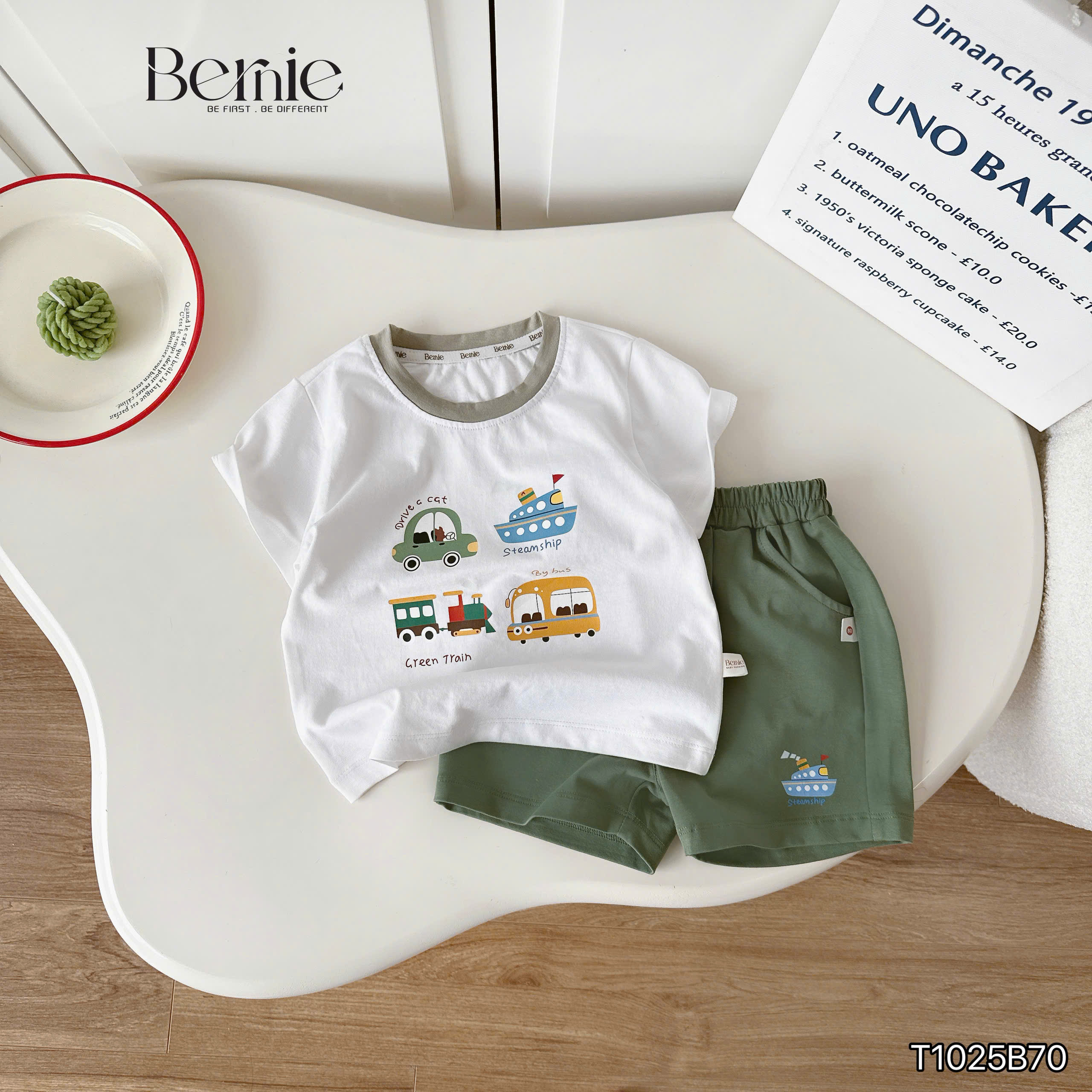 Bộ cotton travel vui tươi Bernie