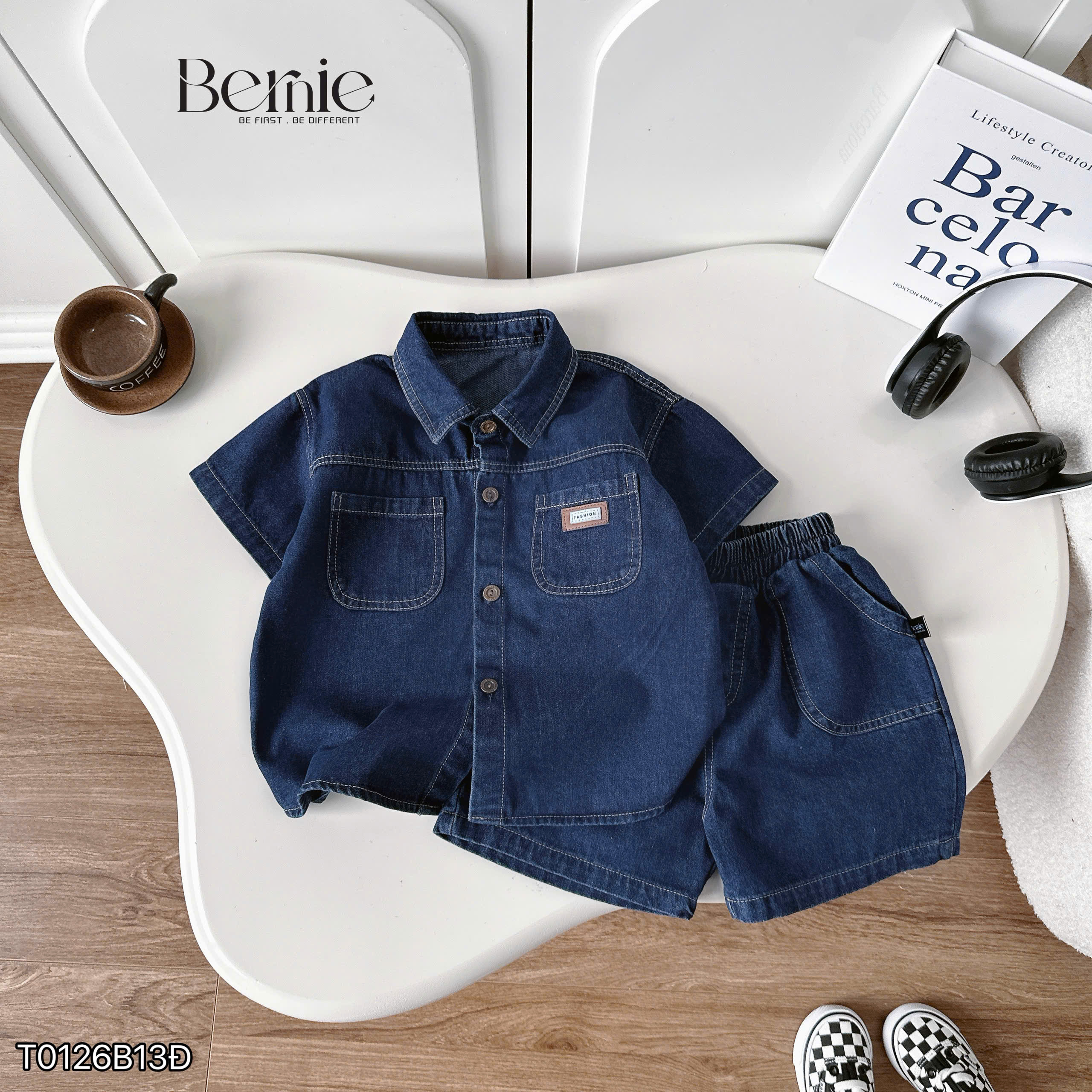 Bộ jeans cộc Bernie