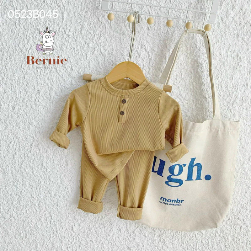 Bộ ngủ tăm lạnh dài tay BERNIE
