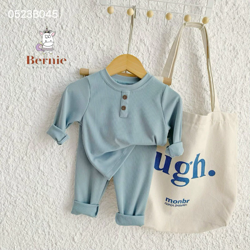 Bộ ngủ tăm lạnh dài tay BERNIE
