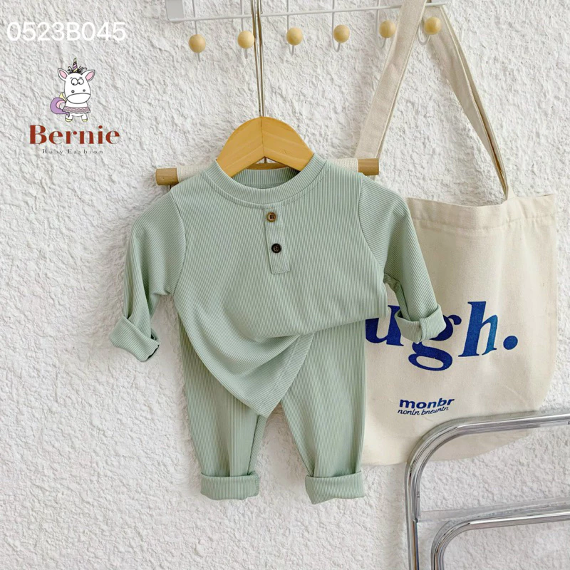 Bộ ngủ tăm lạnh dài tay BERNIE