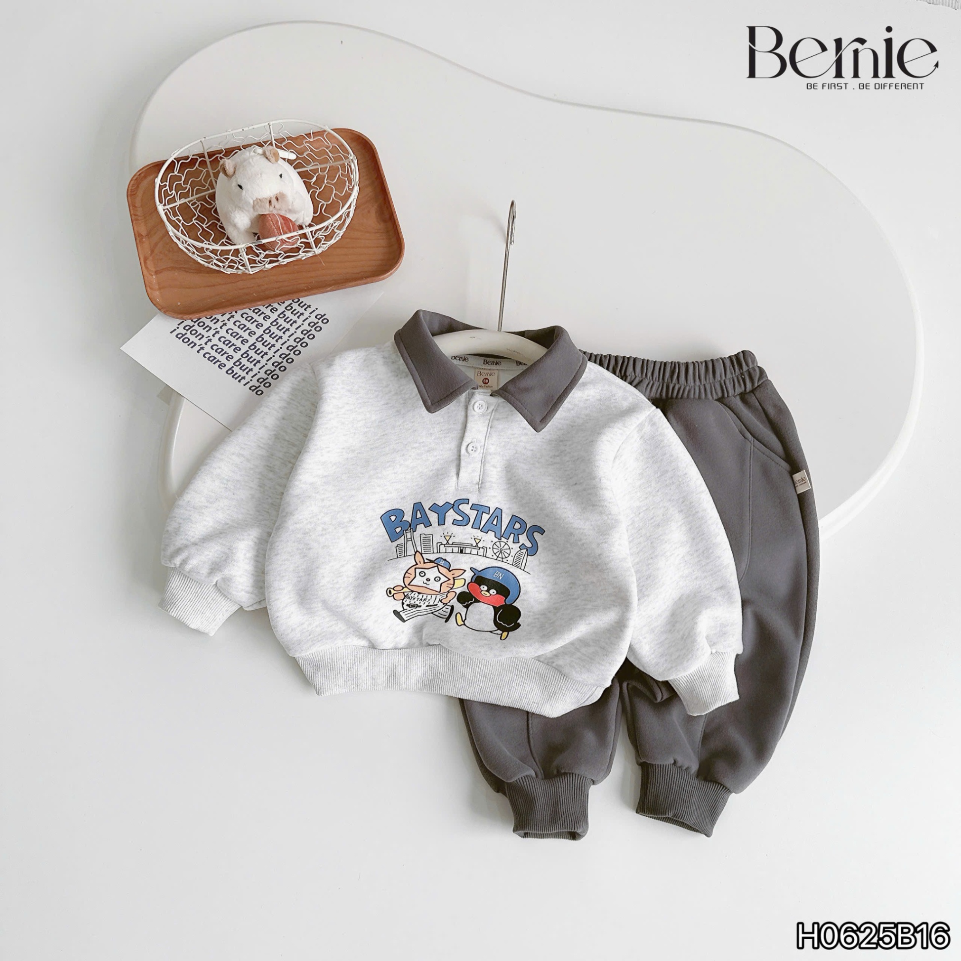 Bộ nỉ áo polo Baystars Bernie