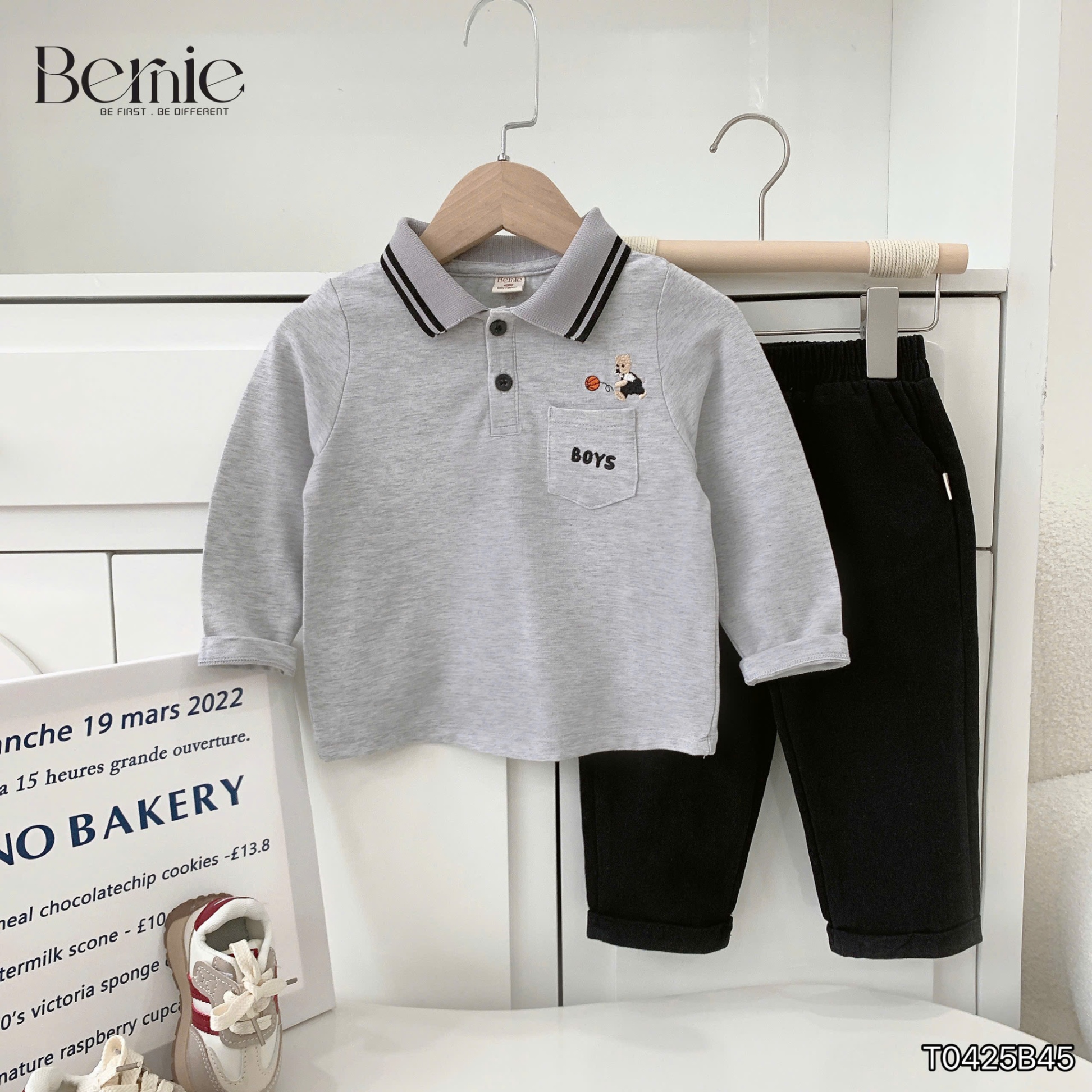 Bộ polo dài tay basketball Bernie