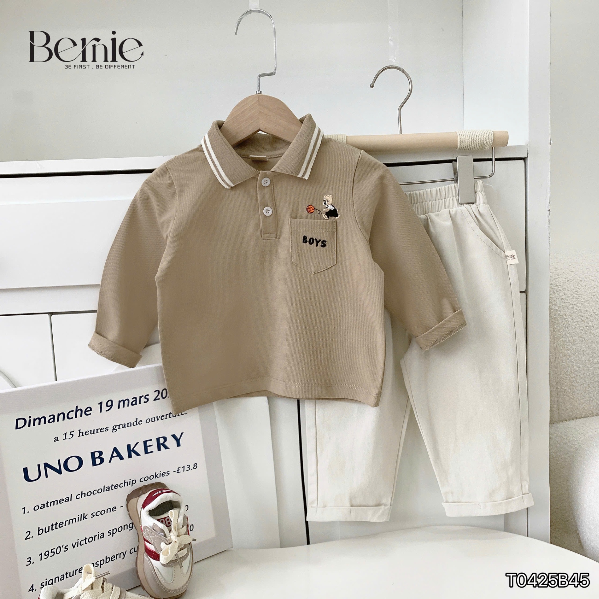 Bộ polo dài tay basketball Bernie