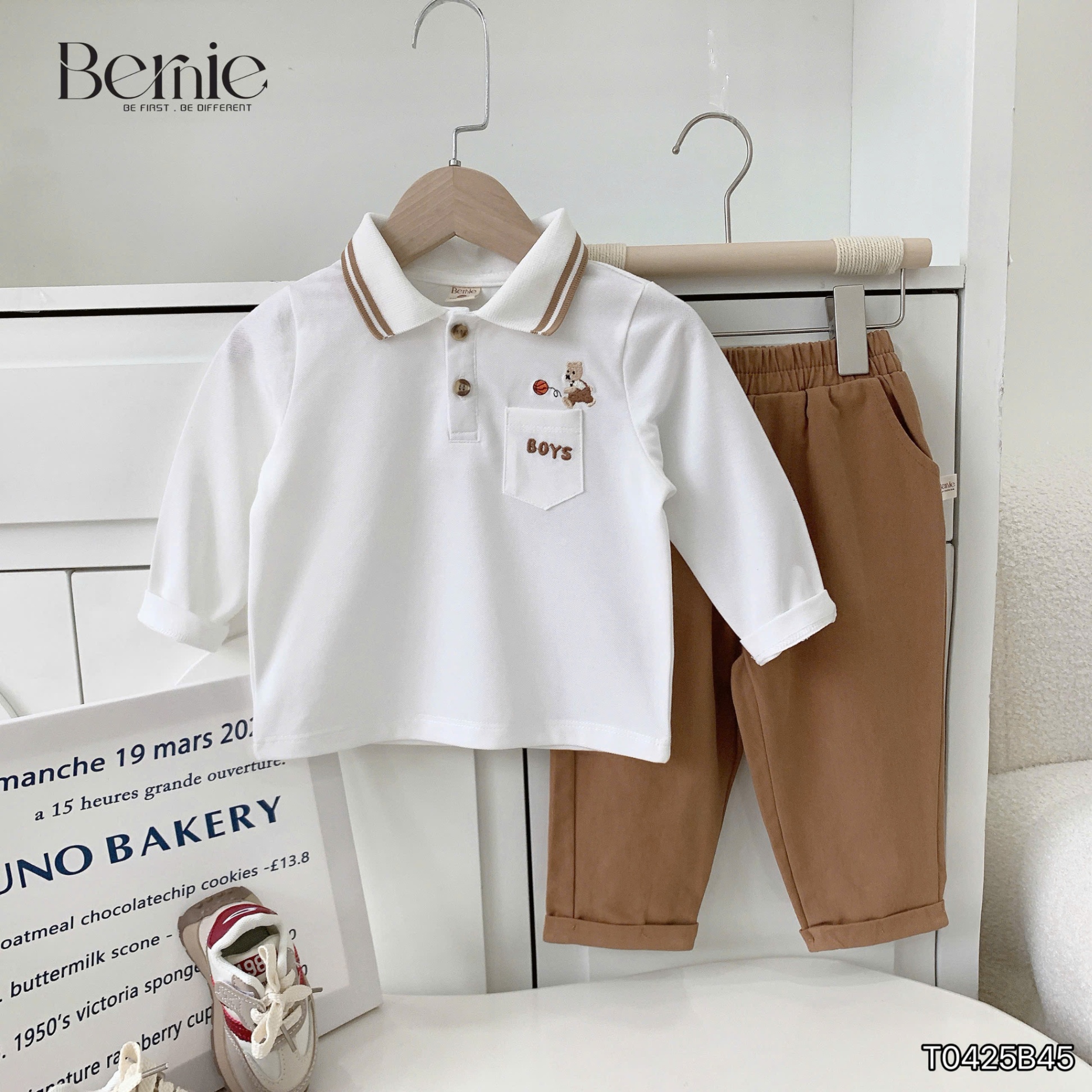 Bộ polo dài tay basketball Bernie