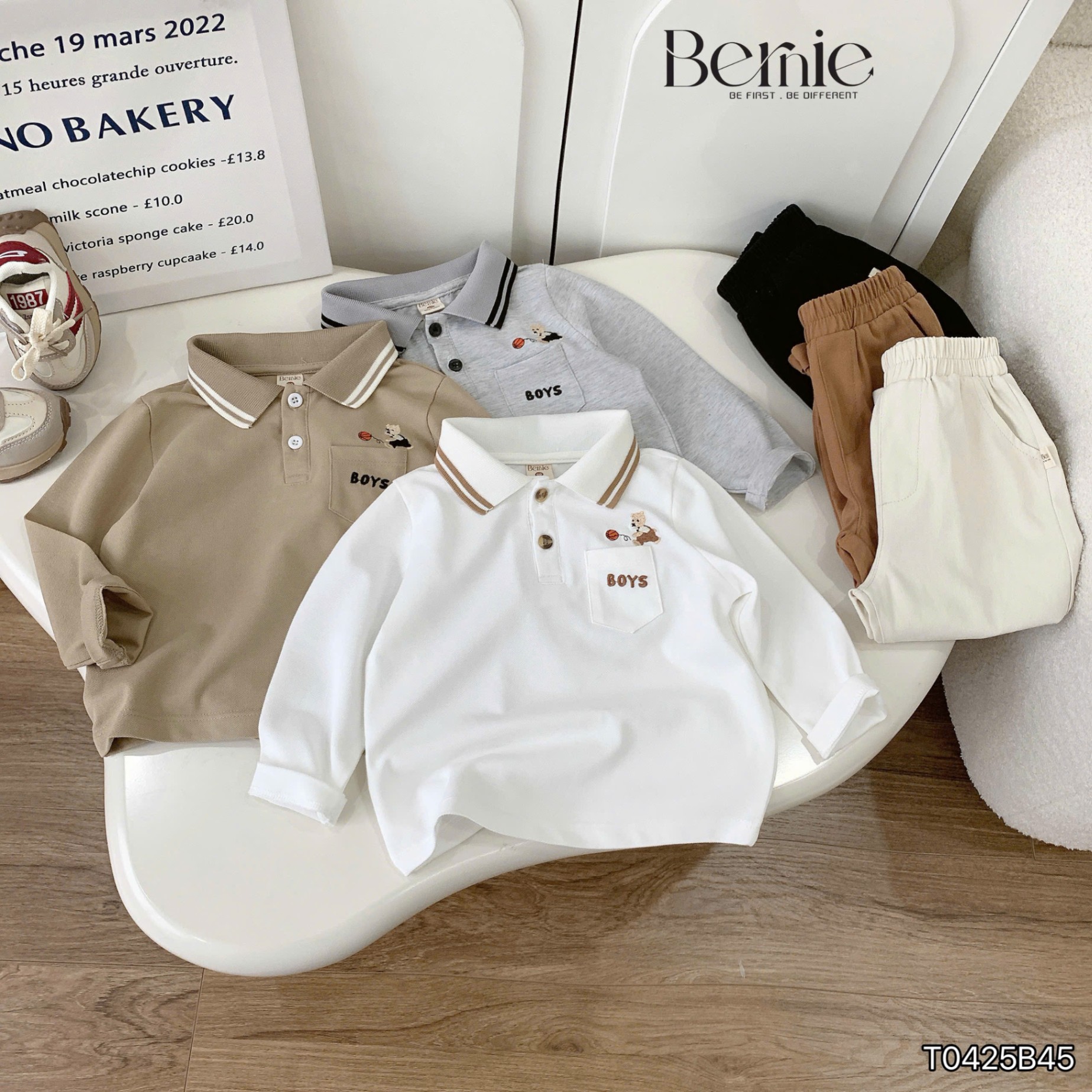 Bộ polo dài tay basketball Bernie
