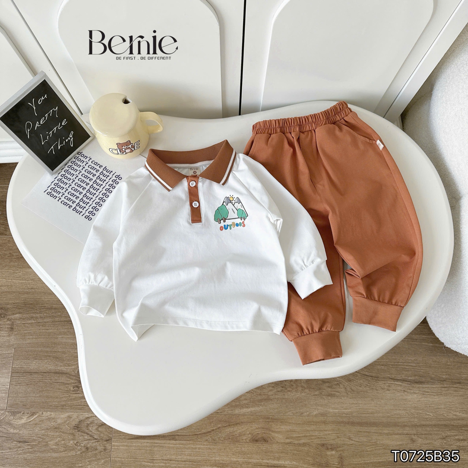Bộ polo dài tay out door Bernie