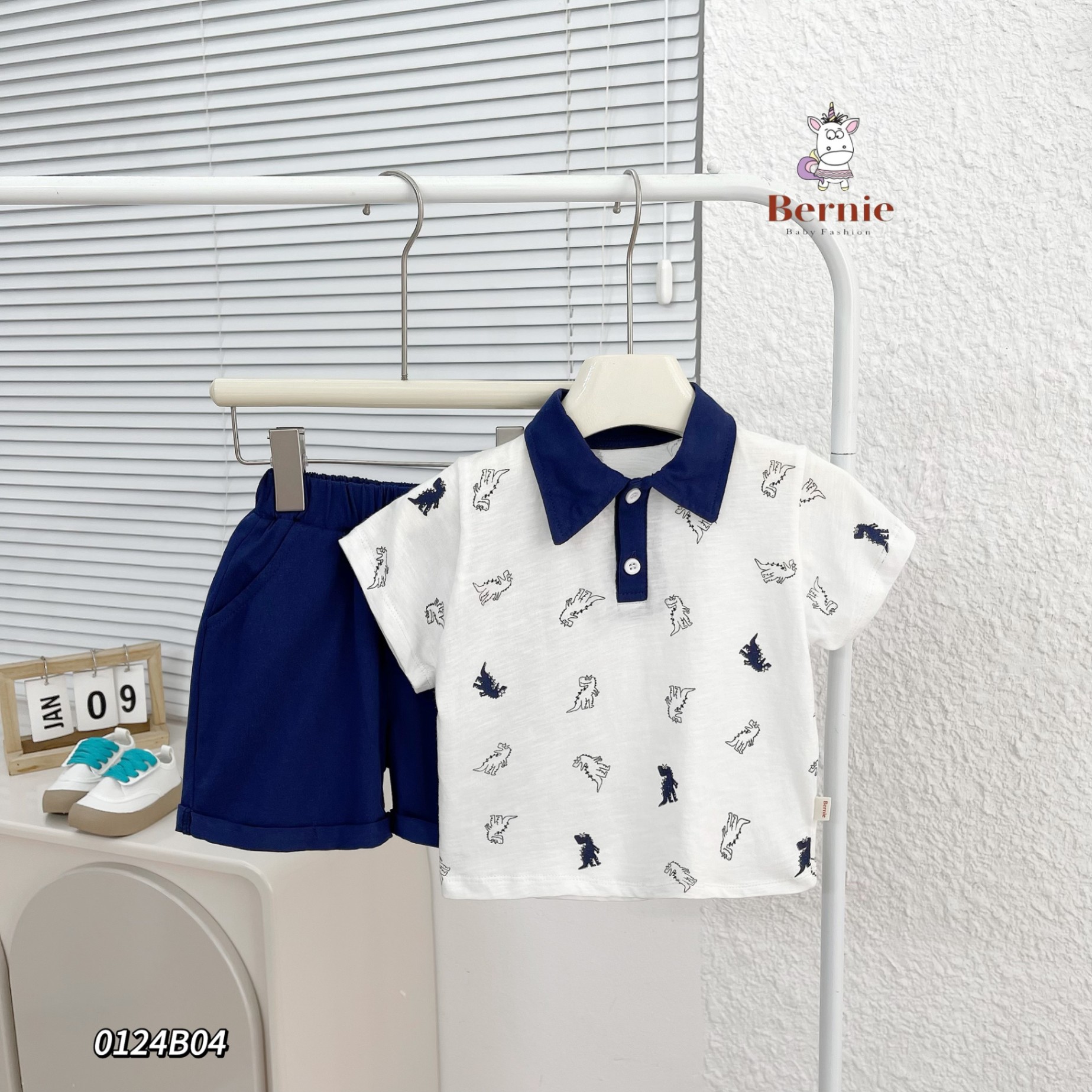 Bộ polo khủng long Bernie
