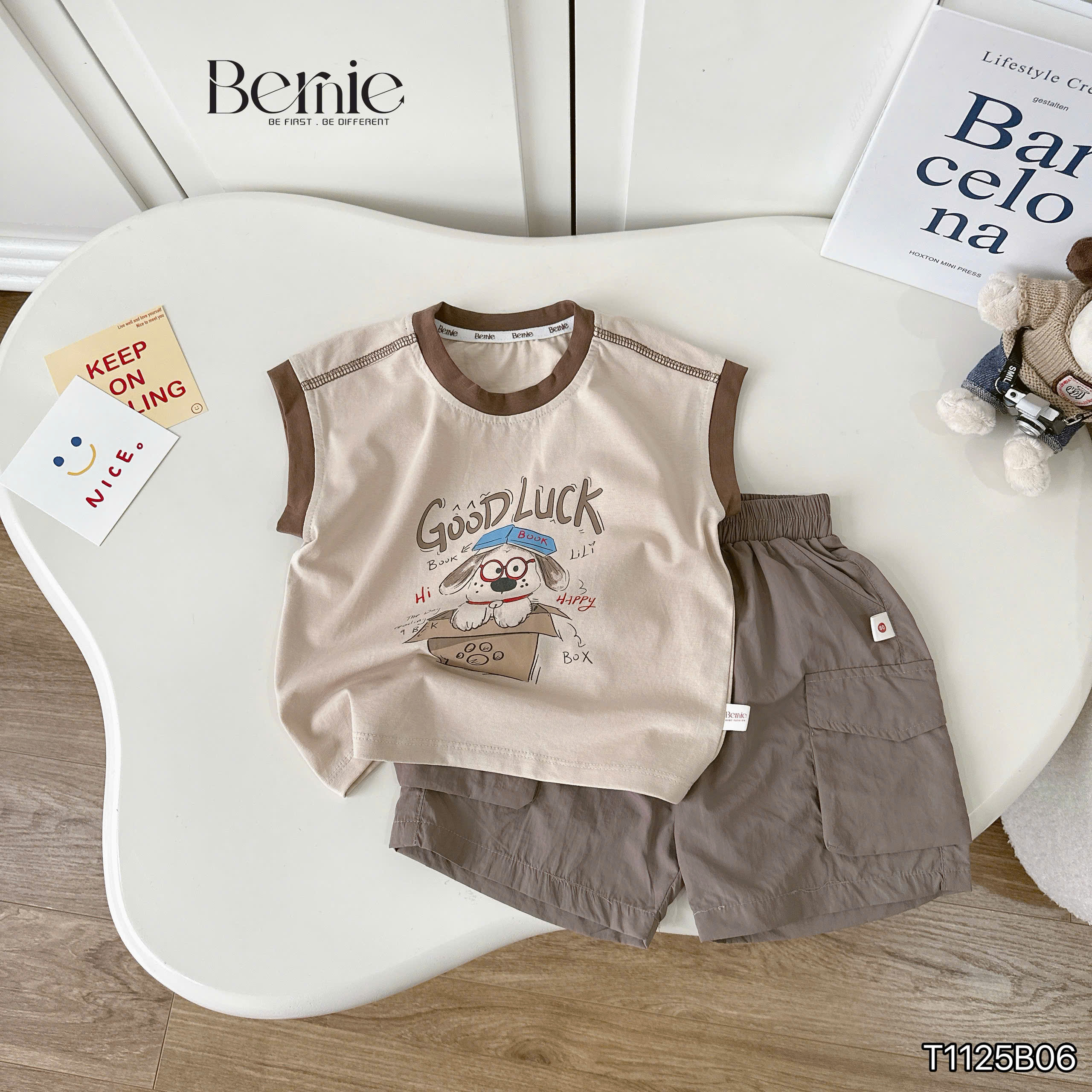 Bộ tanktop poppy năng động Bernie