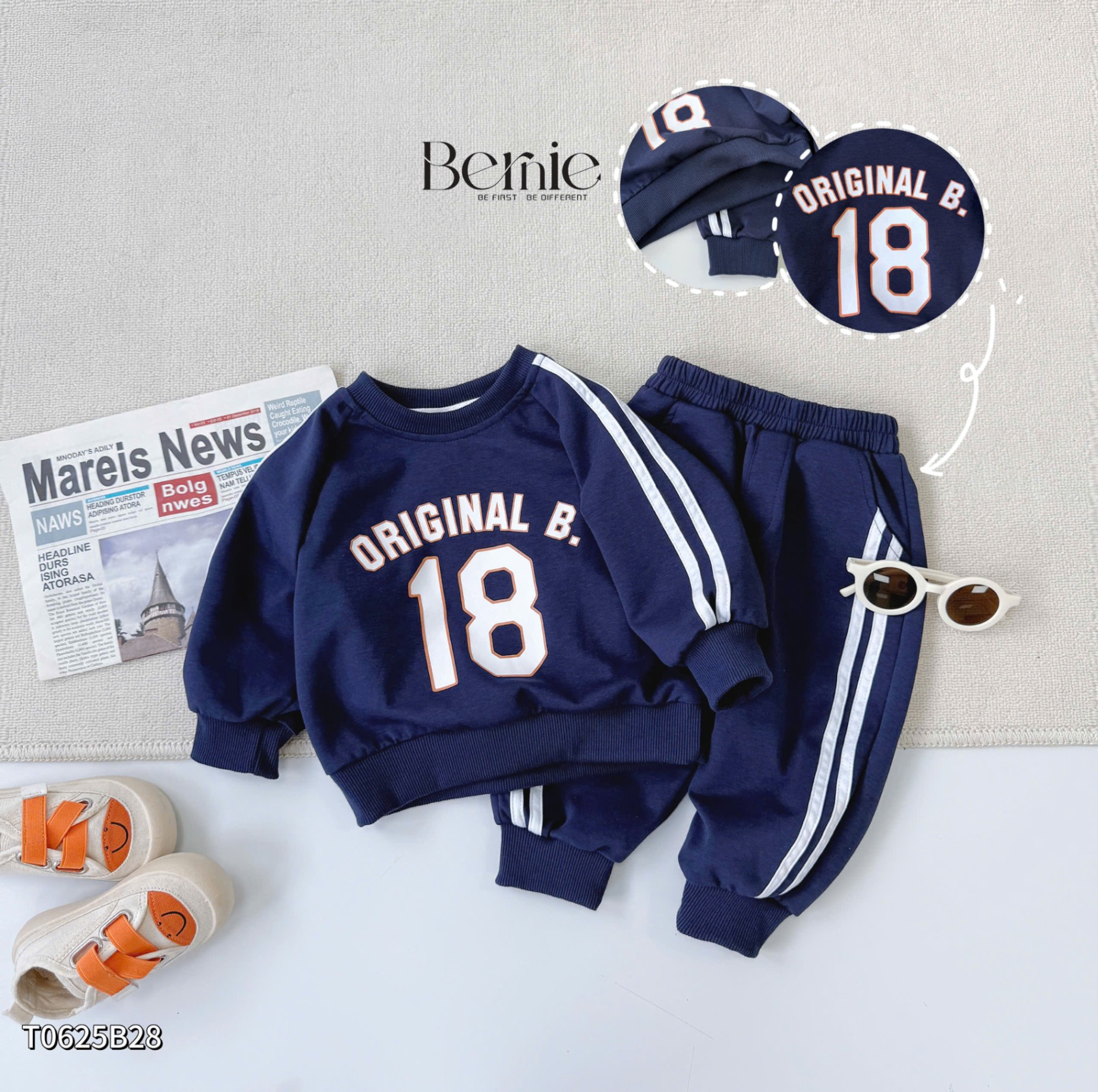 Bộ thể thao original số 18 Bernie
