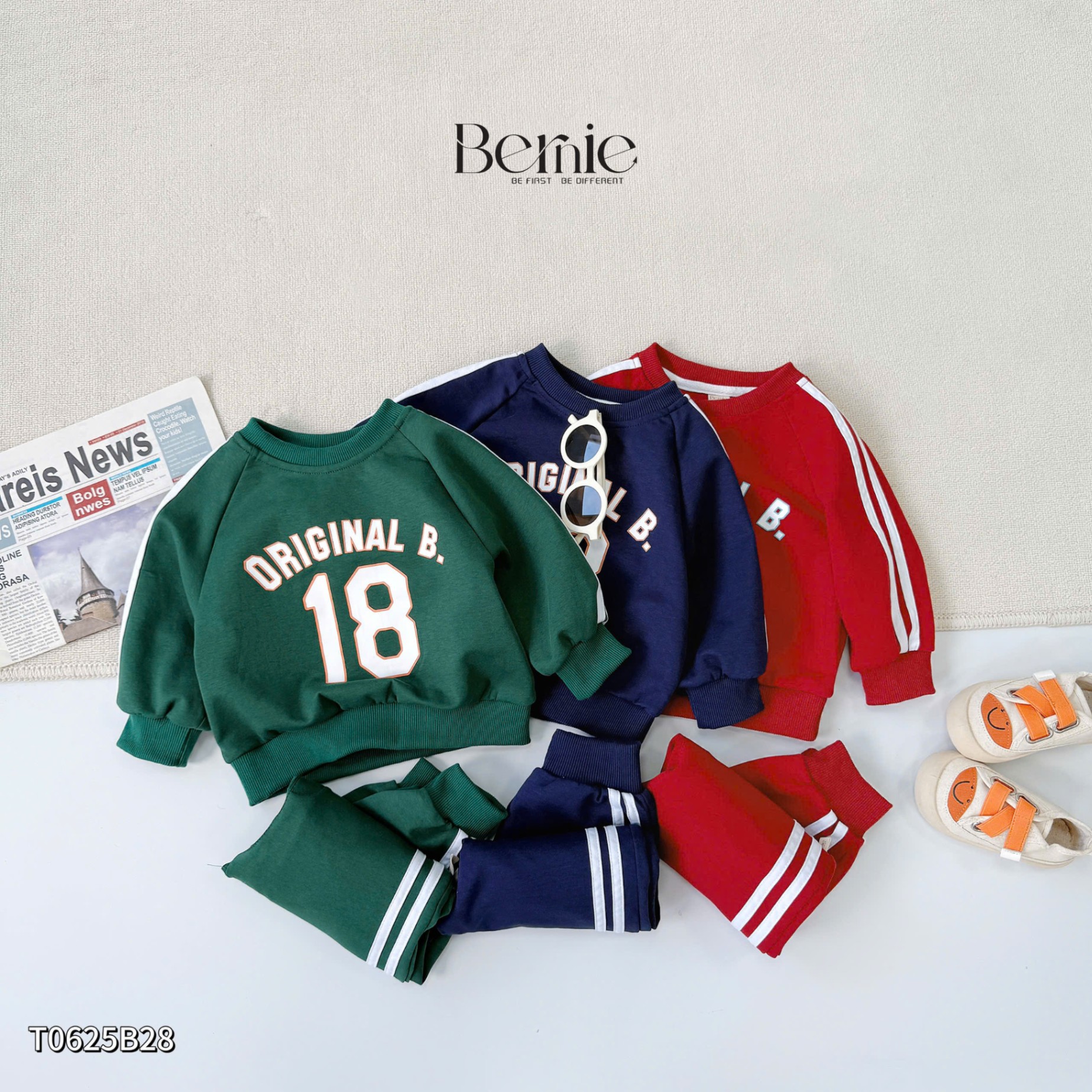 Bộ thể thao original số 18 Bernie
