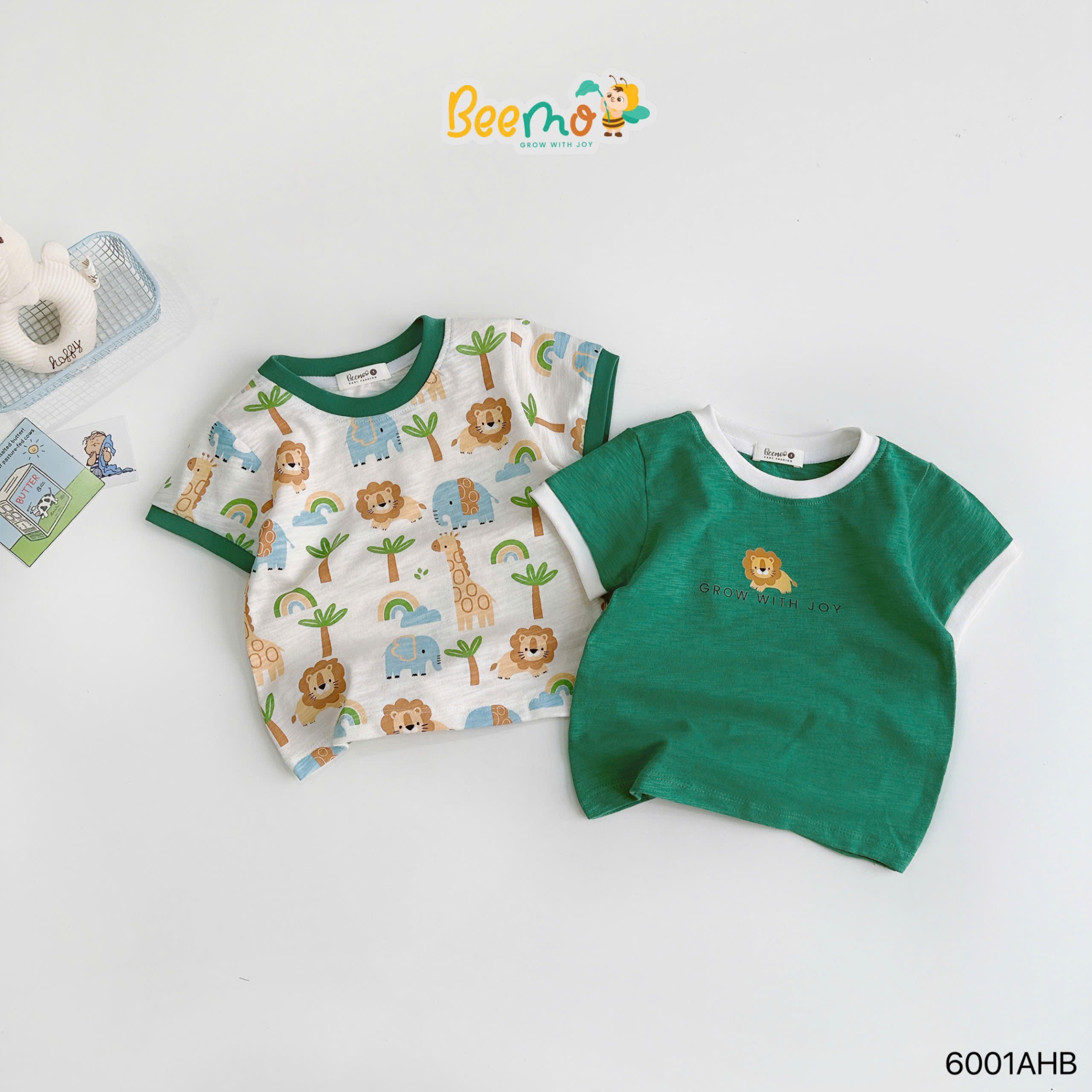 Combo 2 áo cotton xược Beemo